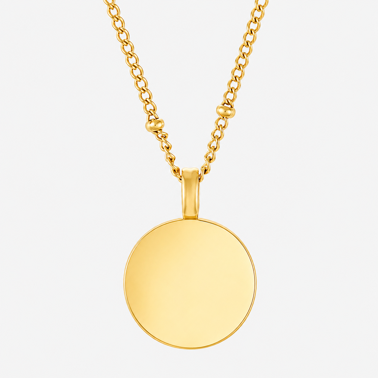 Collier médaillon délicat