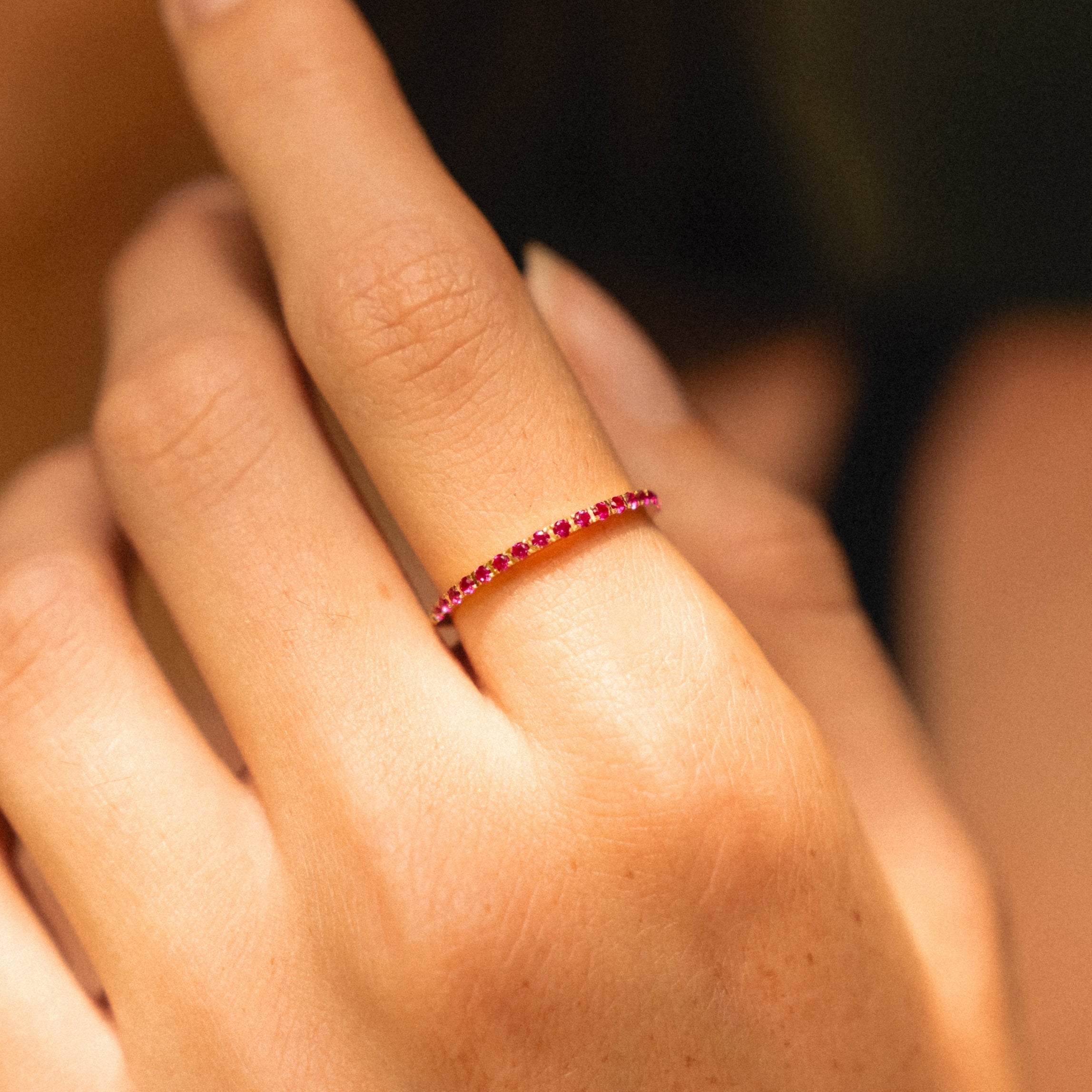 Bague « Bordeaux » Fine