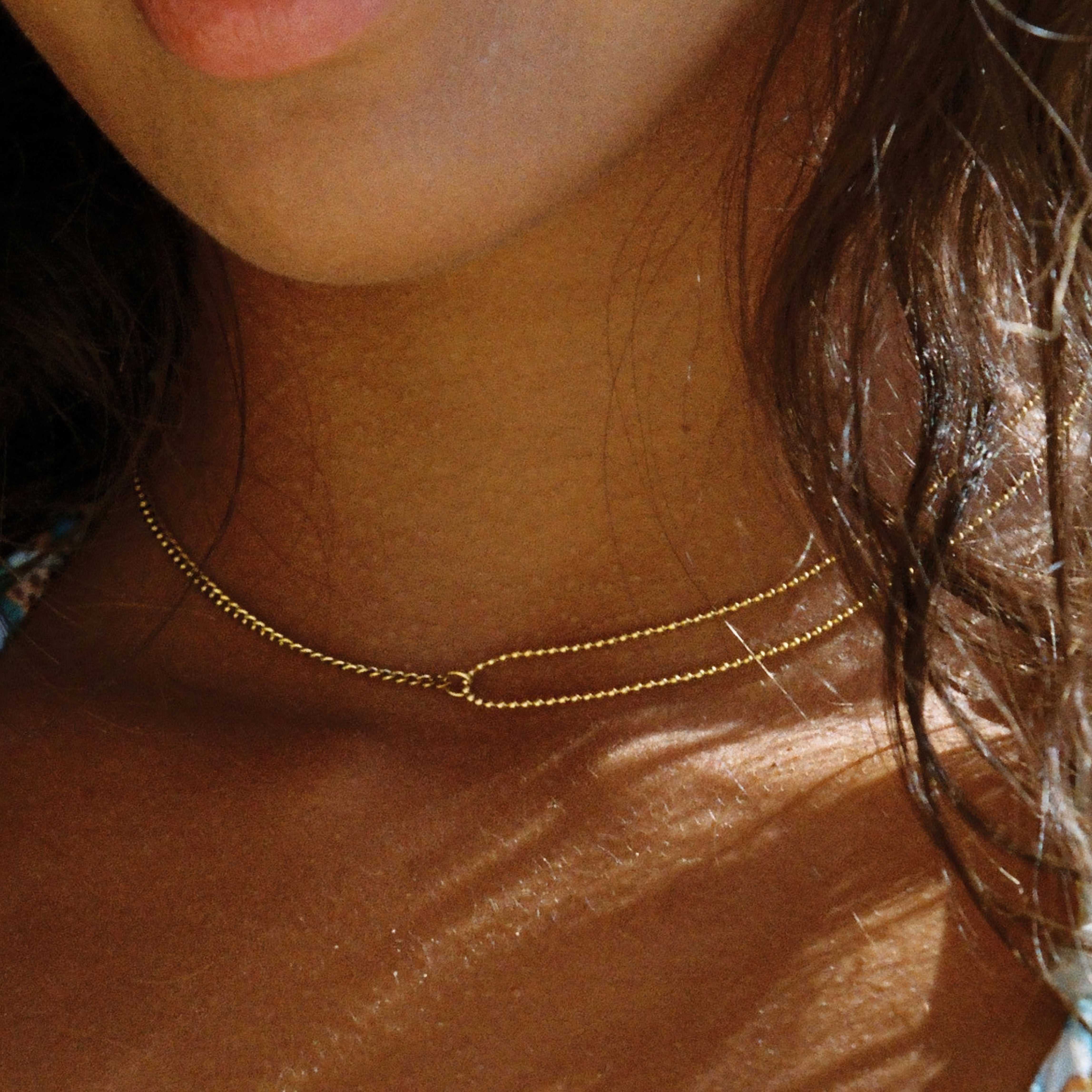 Collier Choker Double Trouble