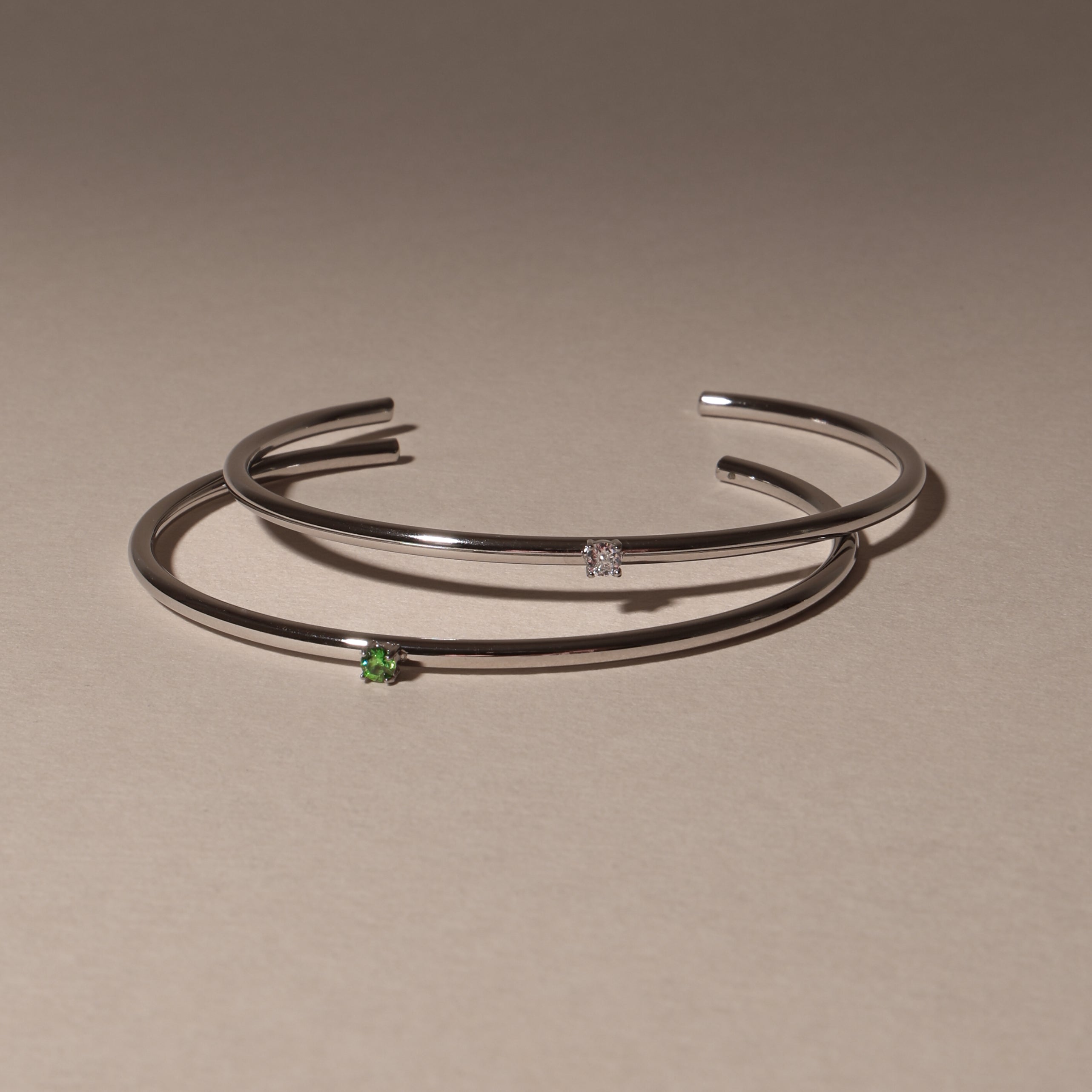 Bracelet en émeraude fin