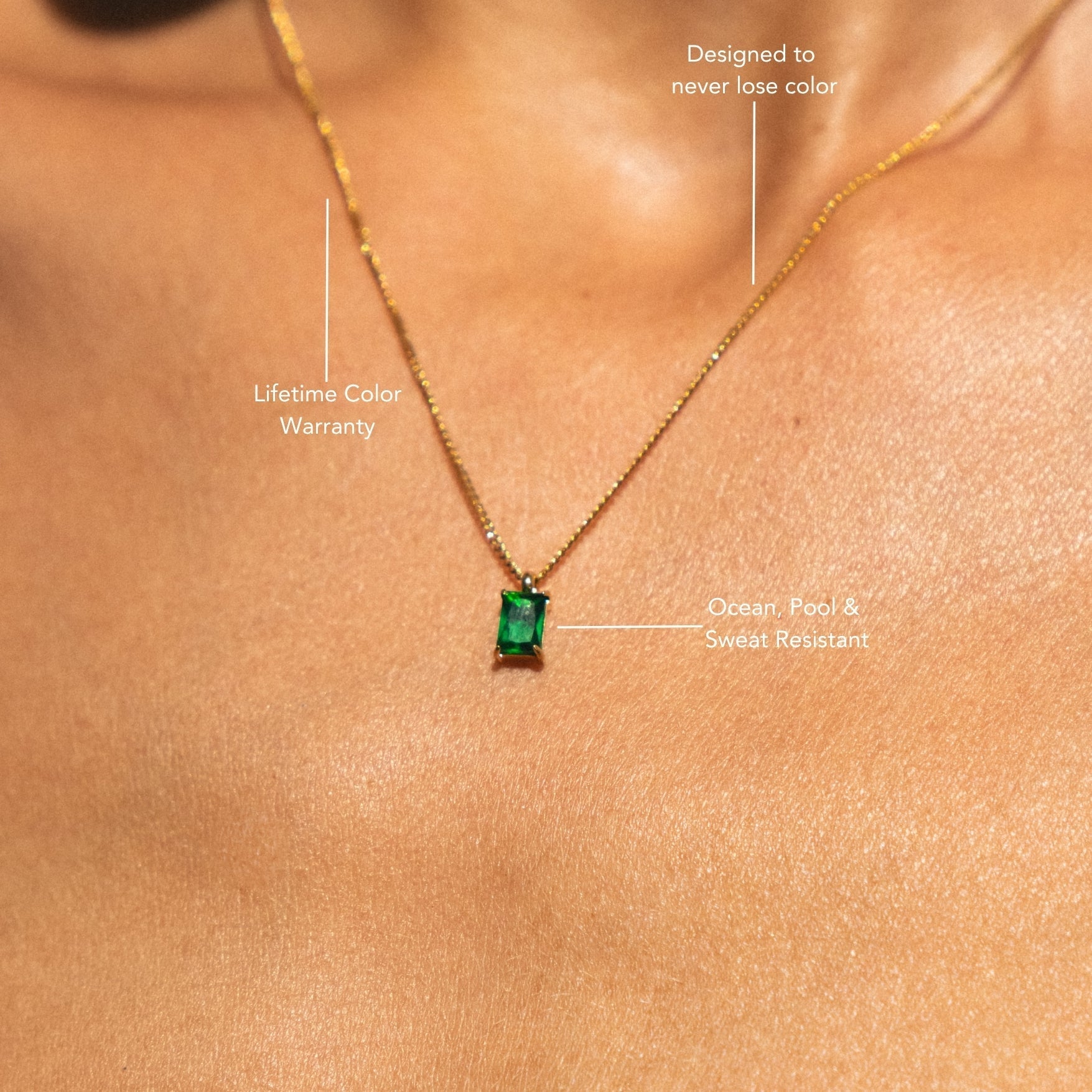 Collier en Émeraude