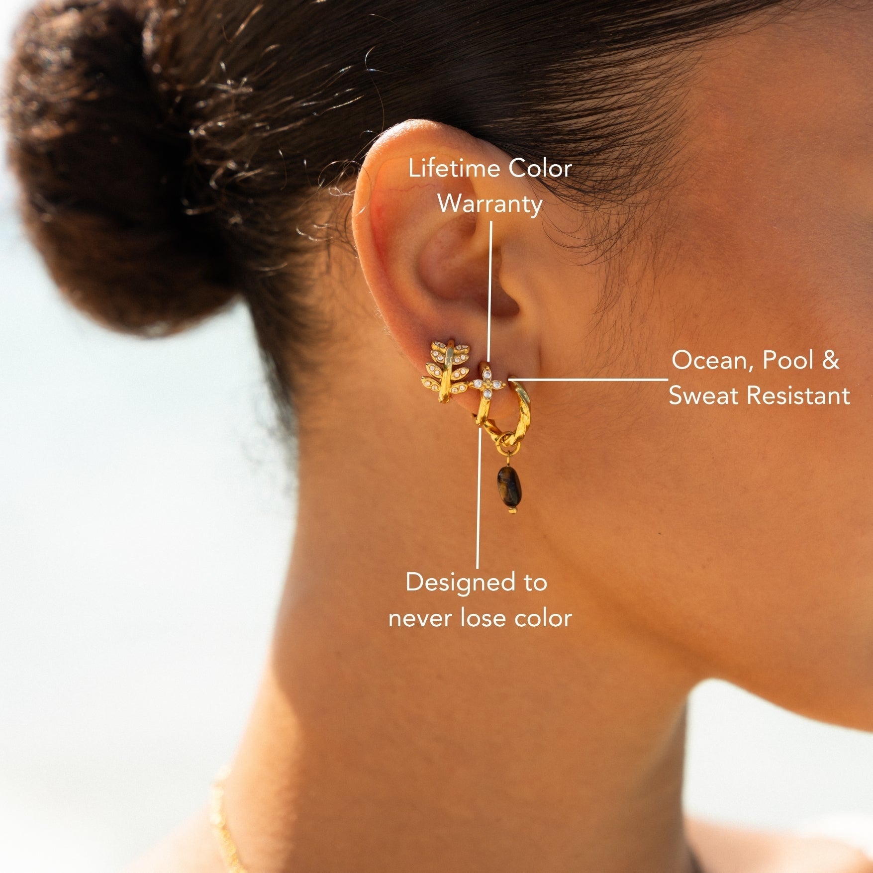 Boucles d'oreilles Daisy Hoops