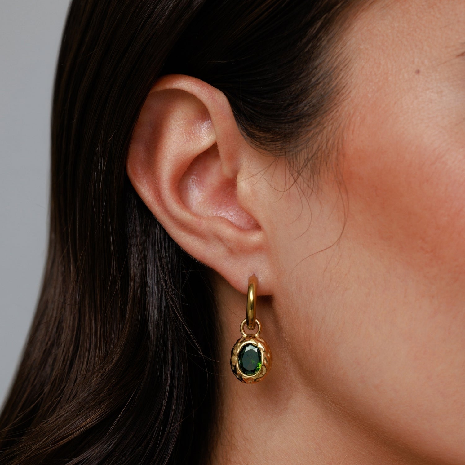 Boucles d'oreilles en olive