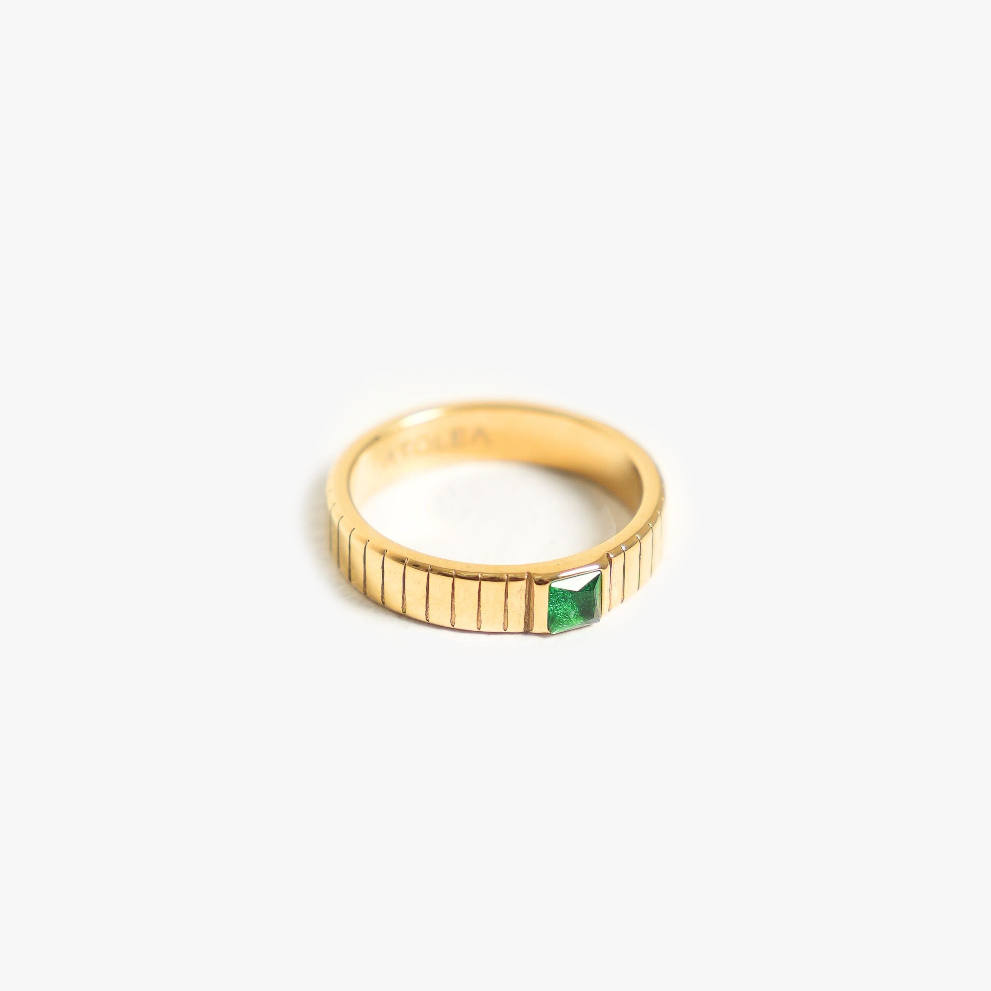Bague Émeraude Chunky