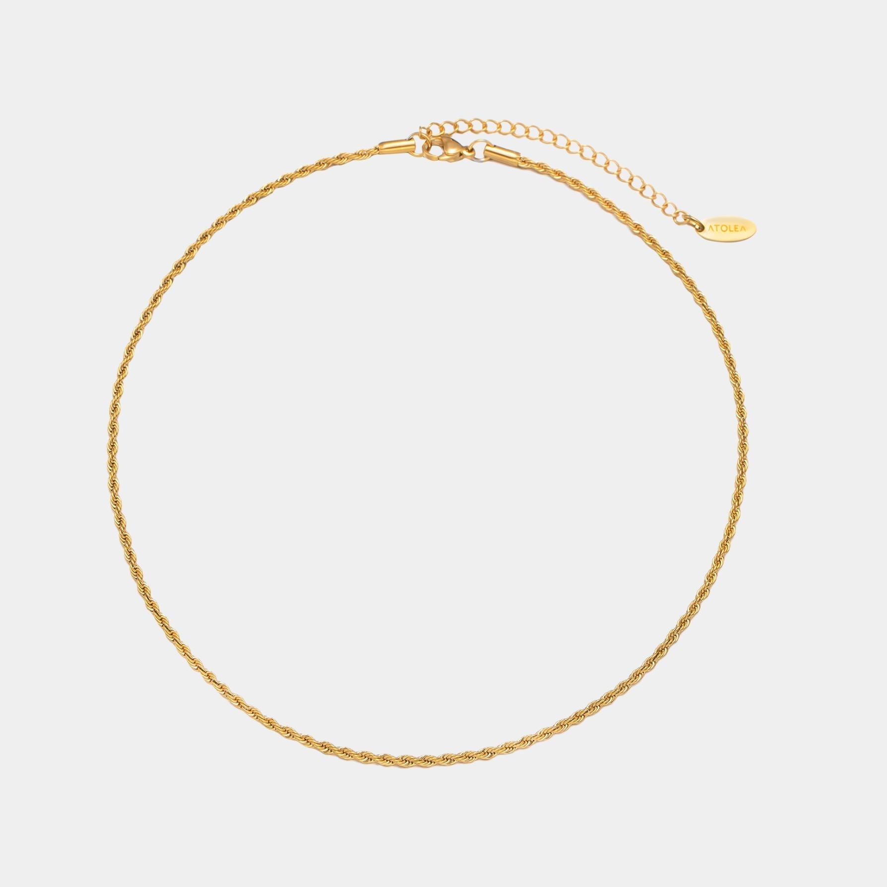"Calvi" Collier en Chaîne de Corde