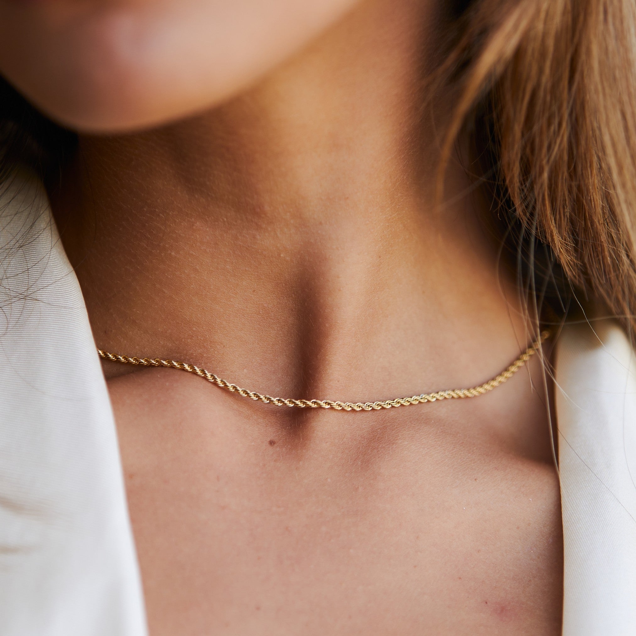 "Calvi" Collier en Chaîne de Corde