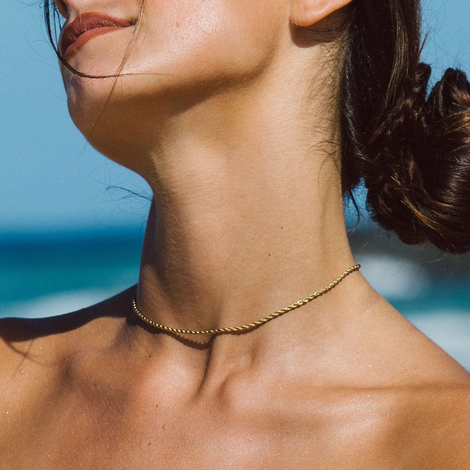 "Calvi" Collier en Chaîne de Corde