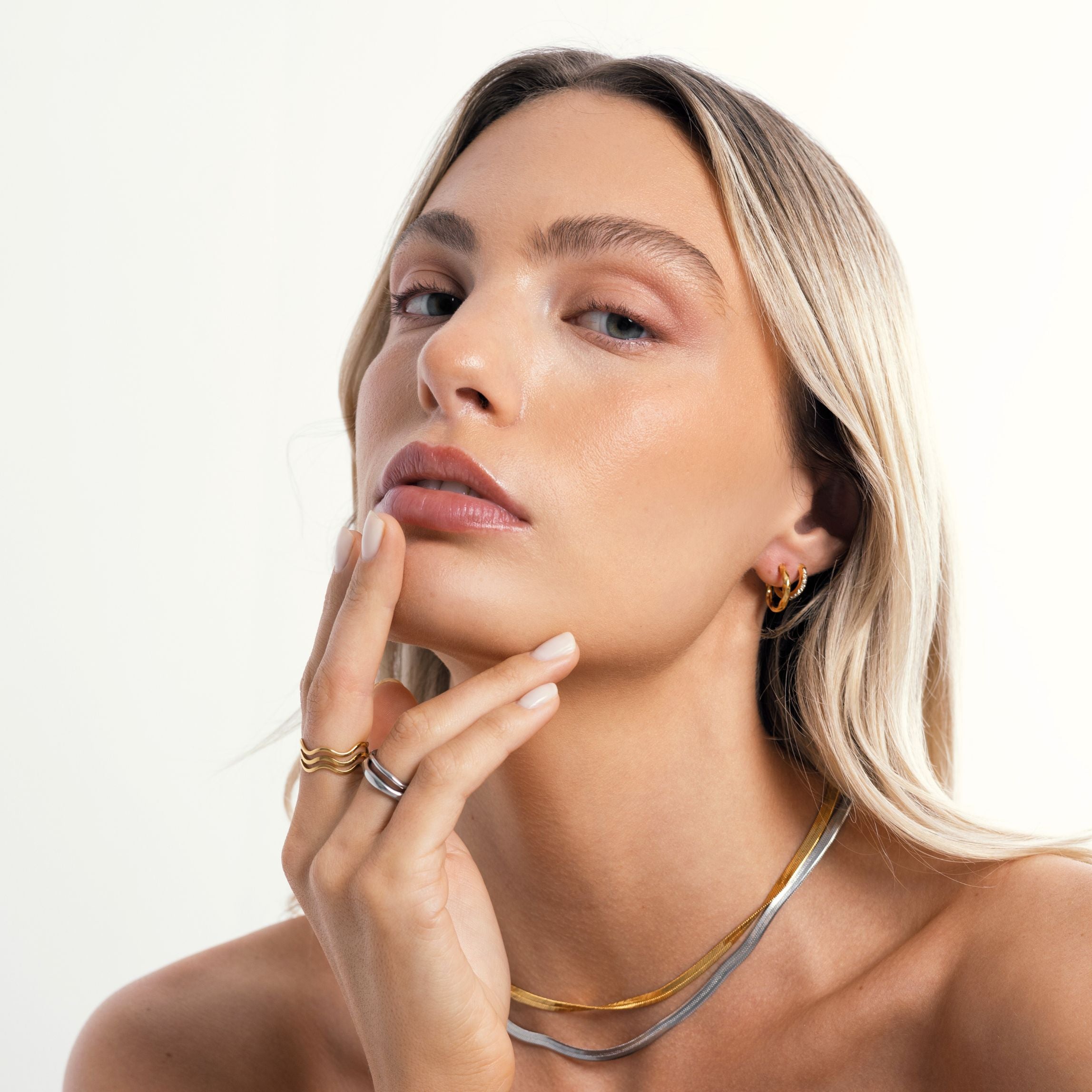 "Boucles" Anneaux Empilables
