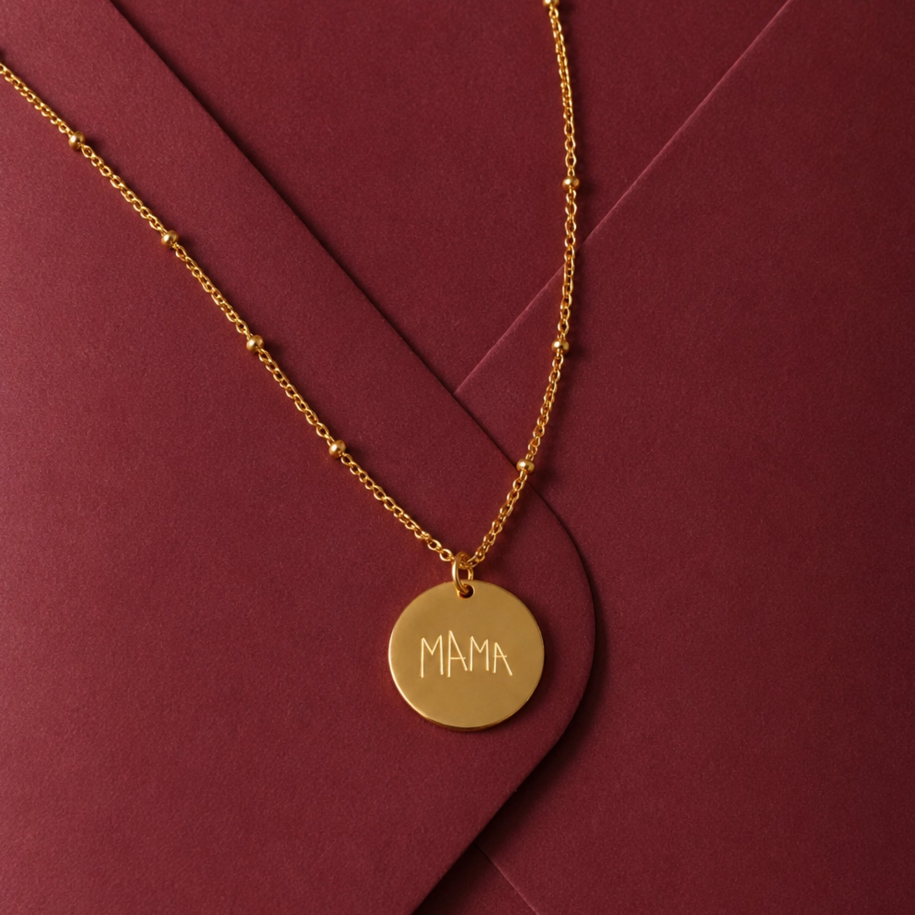Collier disque de dessin