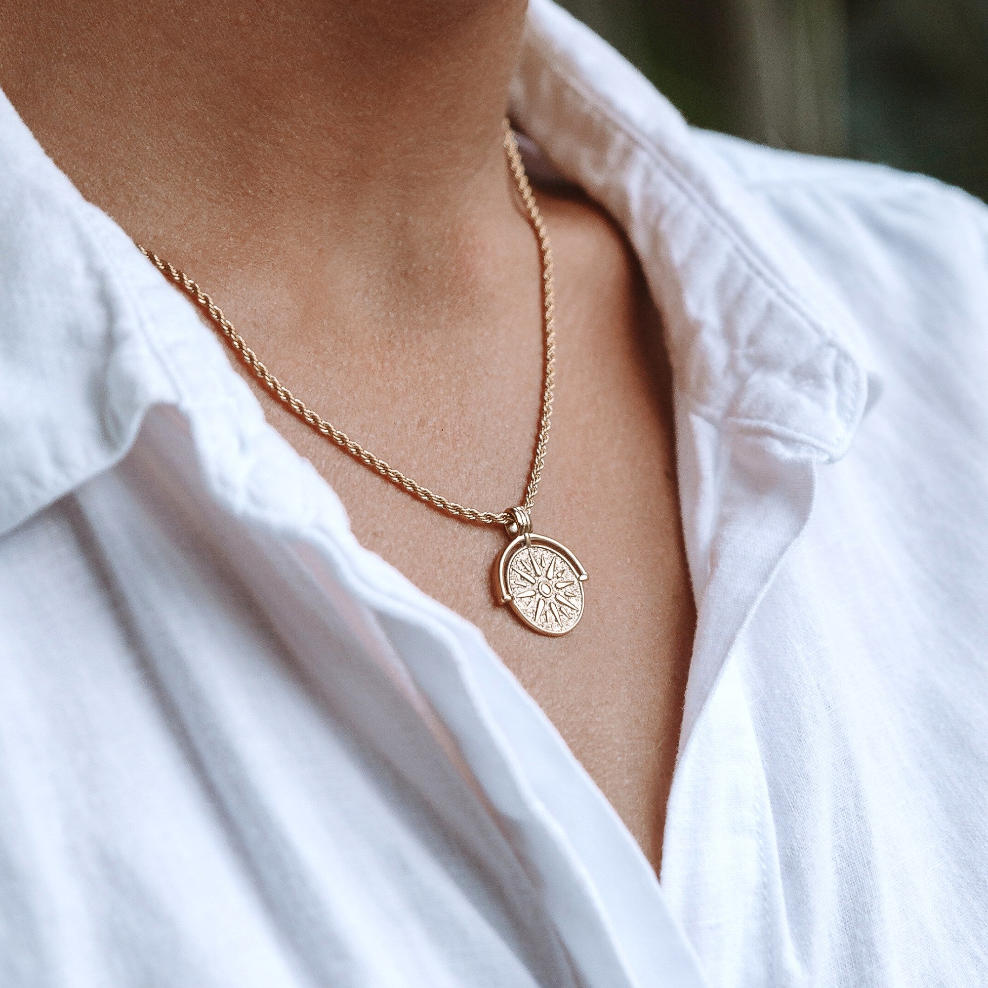 Collier Solaire Doré
