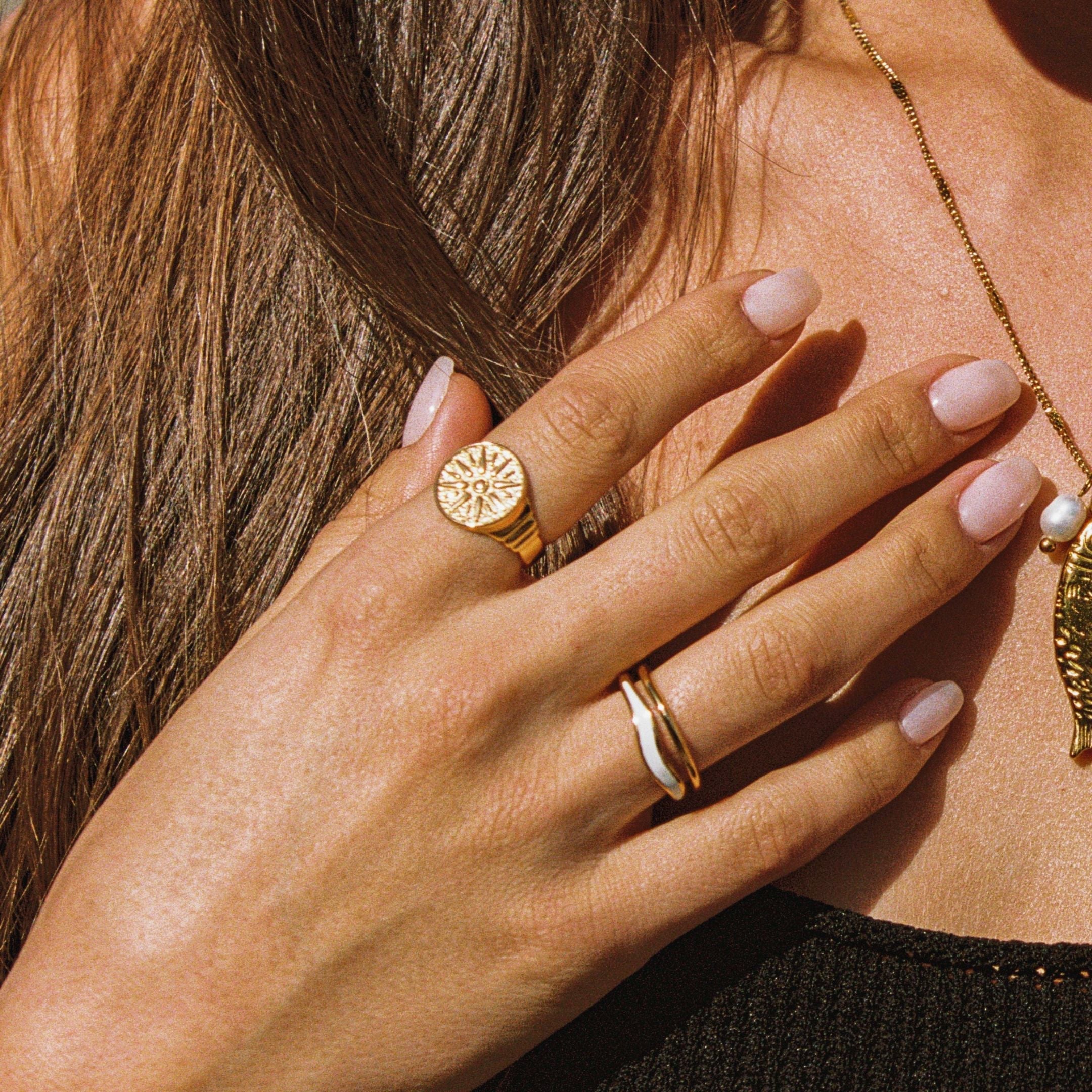 Bague de Soleil Dorée