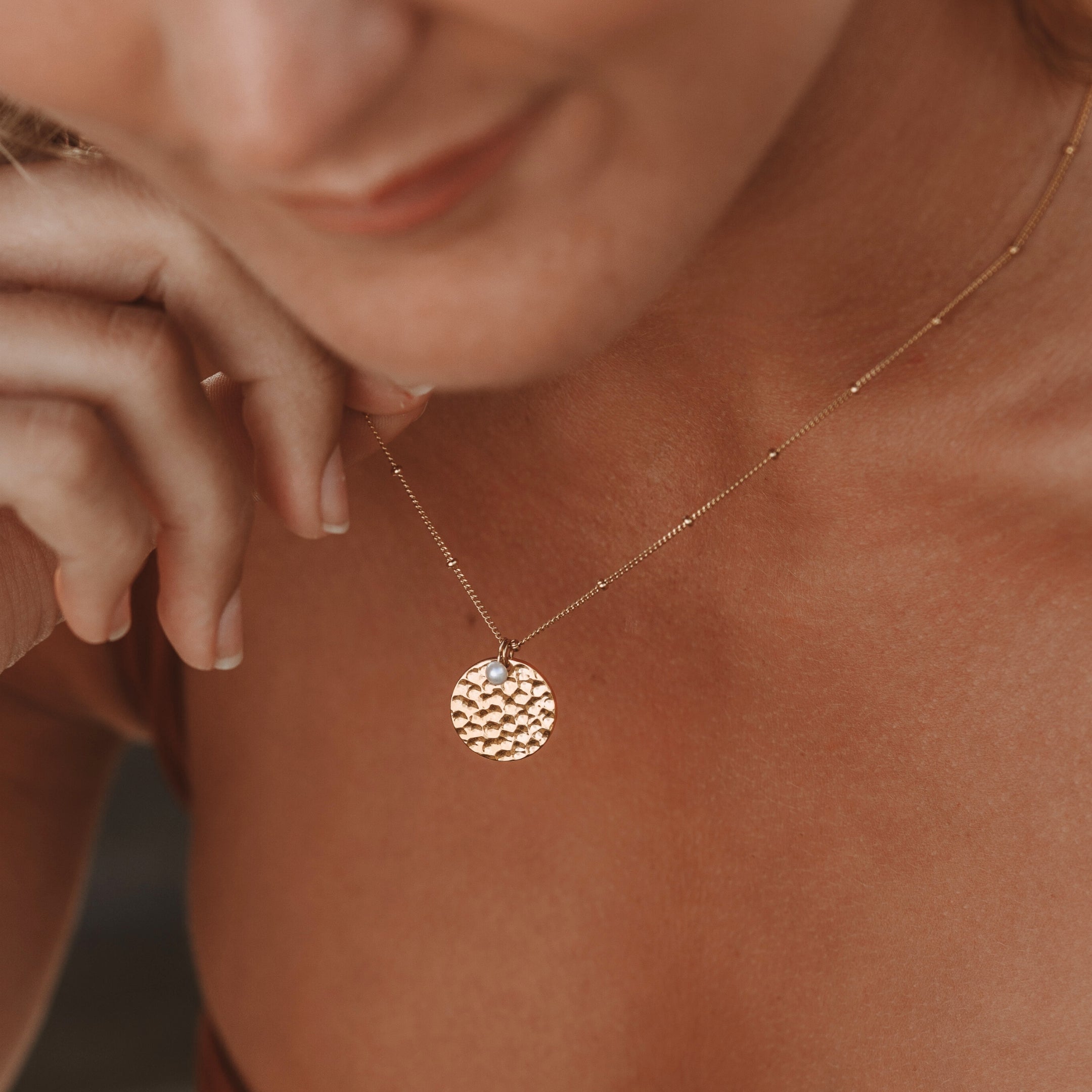 Collier Médaillon Île
