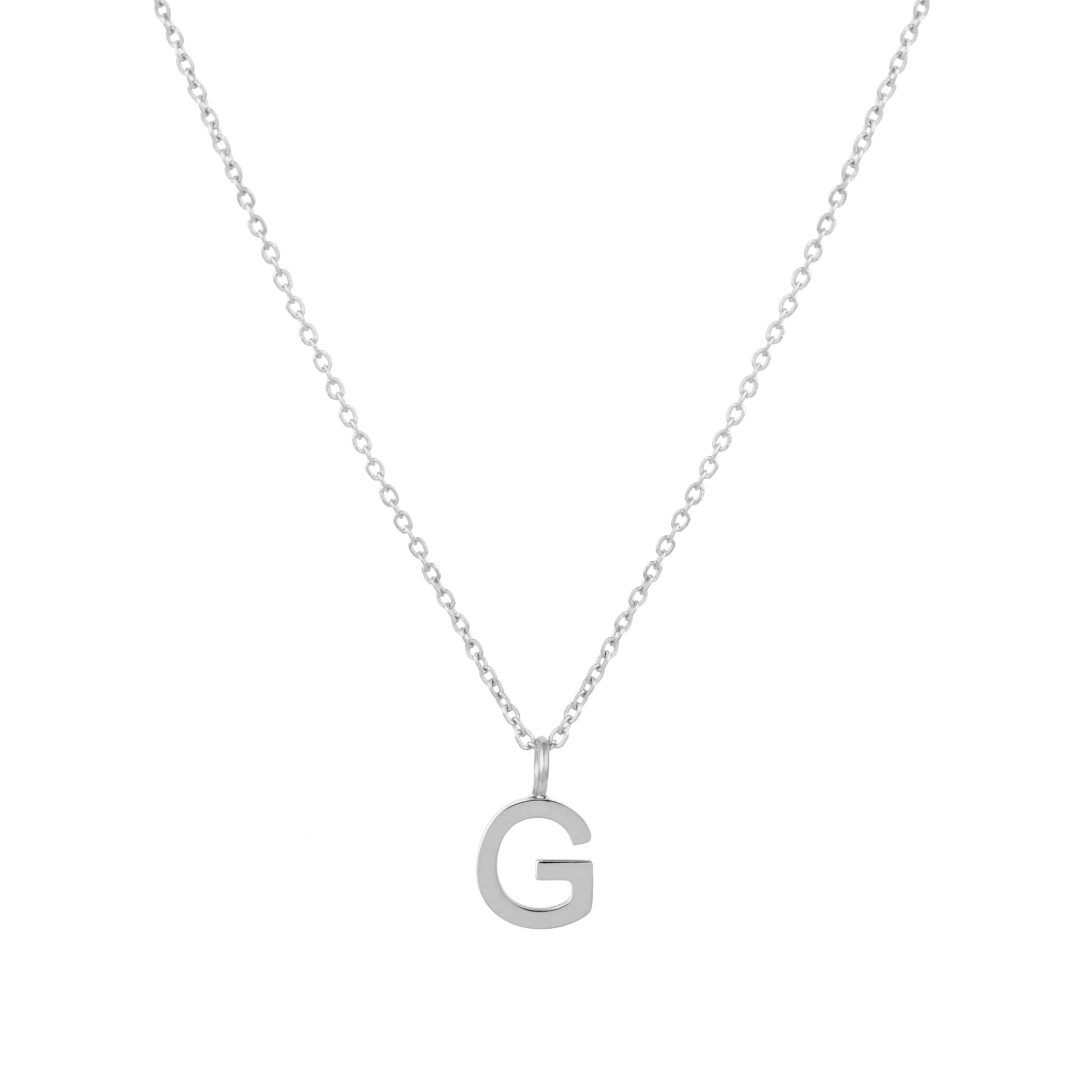 Collier avec initiales