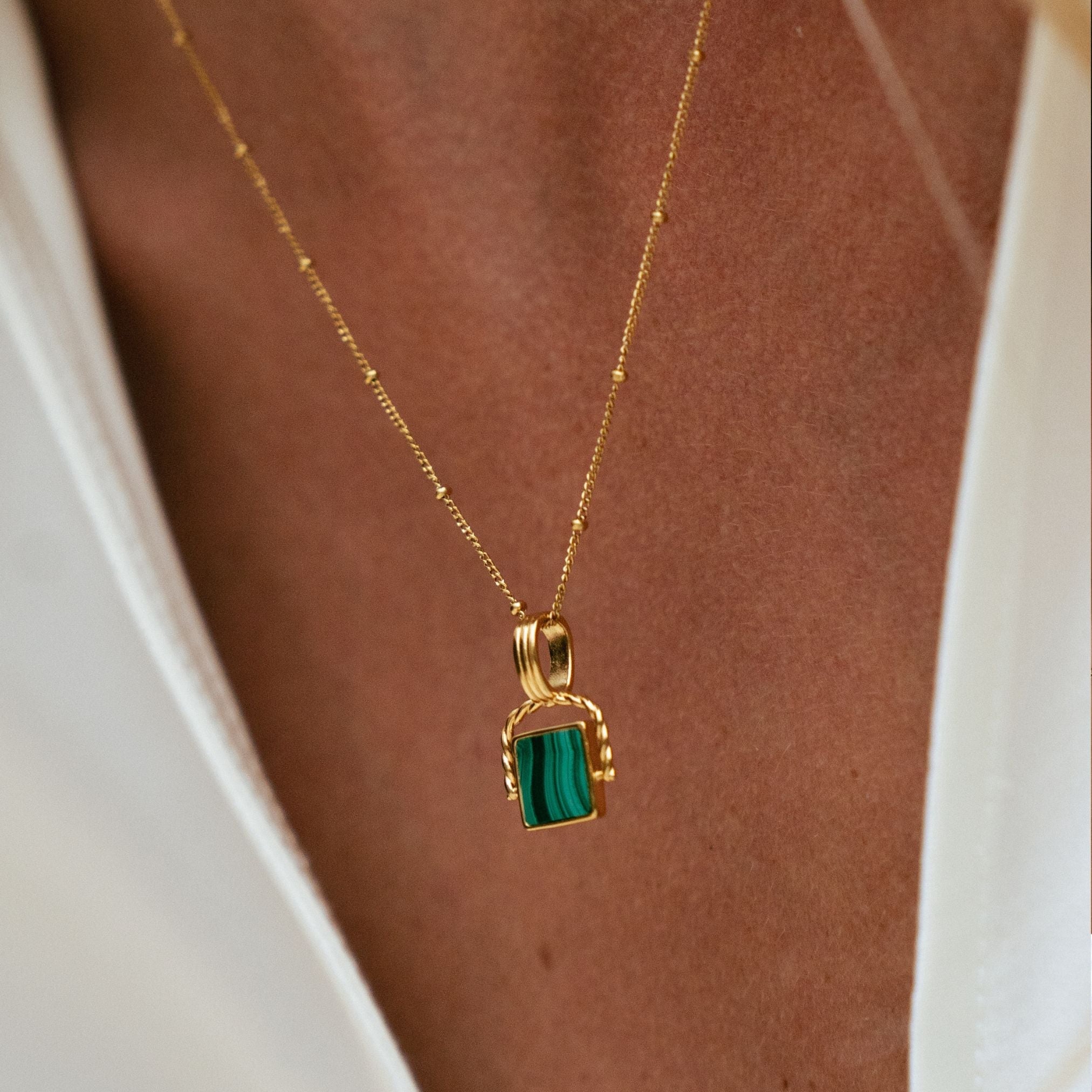 Pendentif Malachite