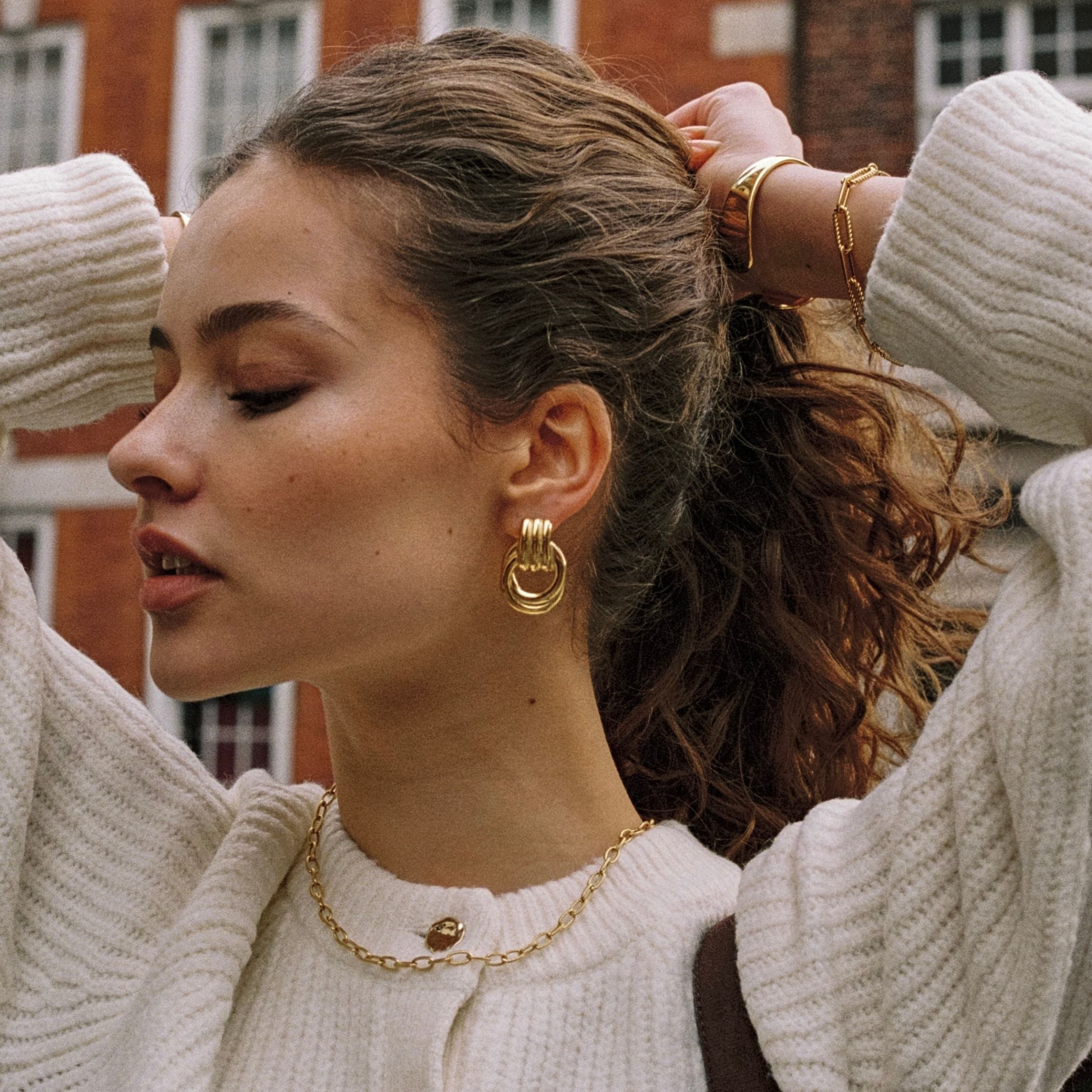 Boucles d'oreilles Louvres