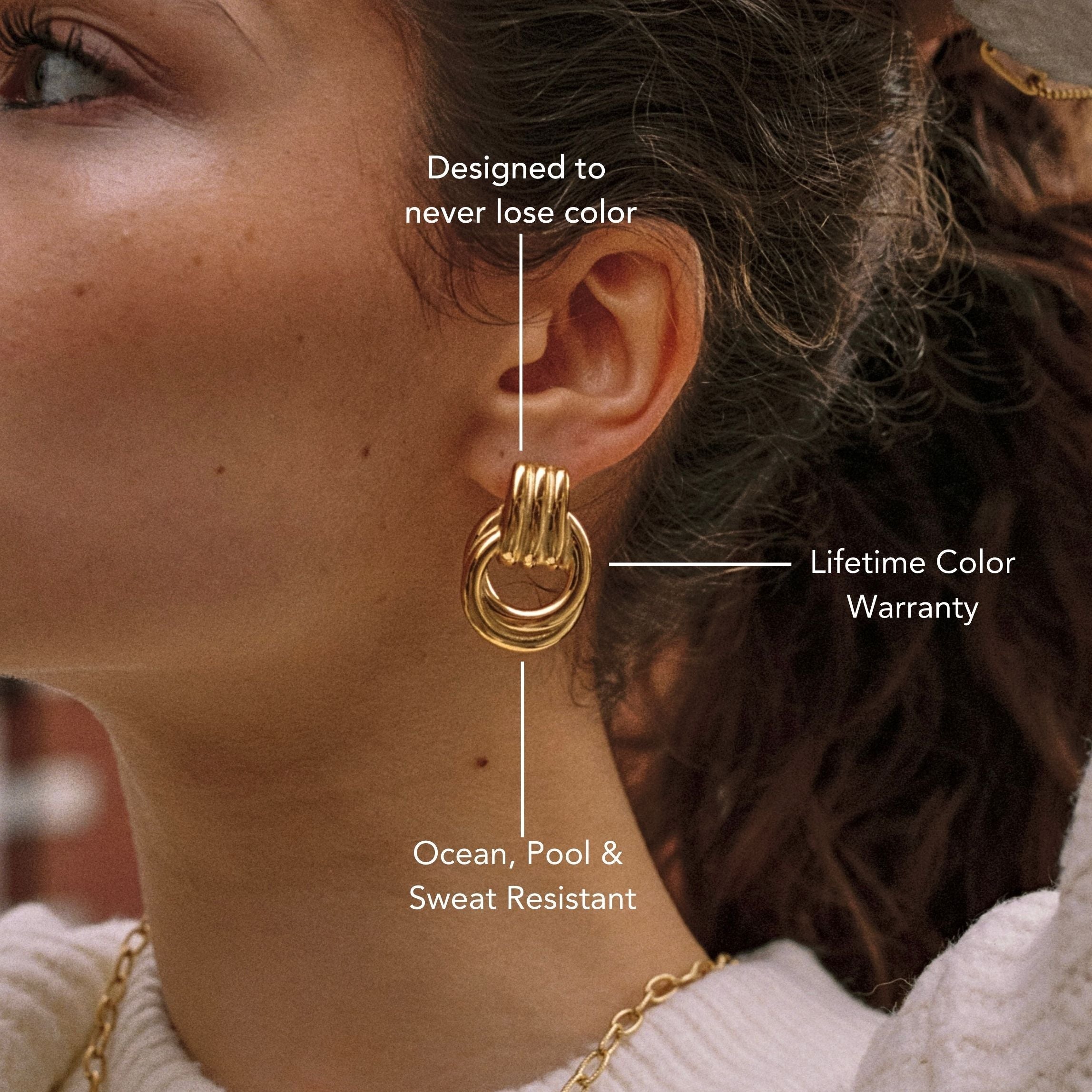 Boucles d'oreilles Louvres