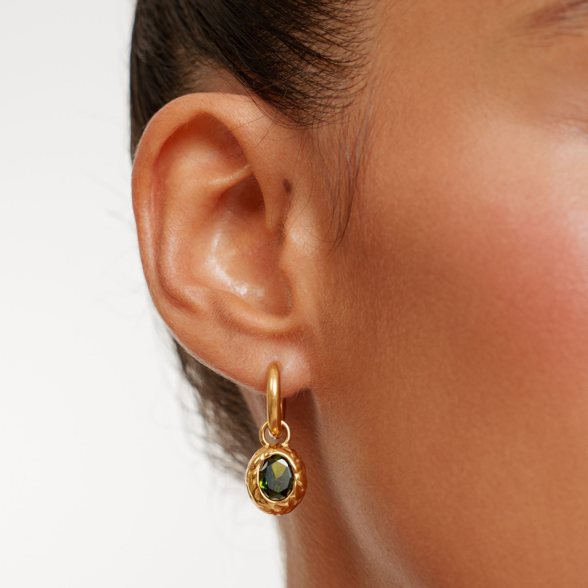 Boucles d'oreilles en olive