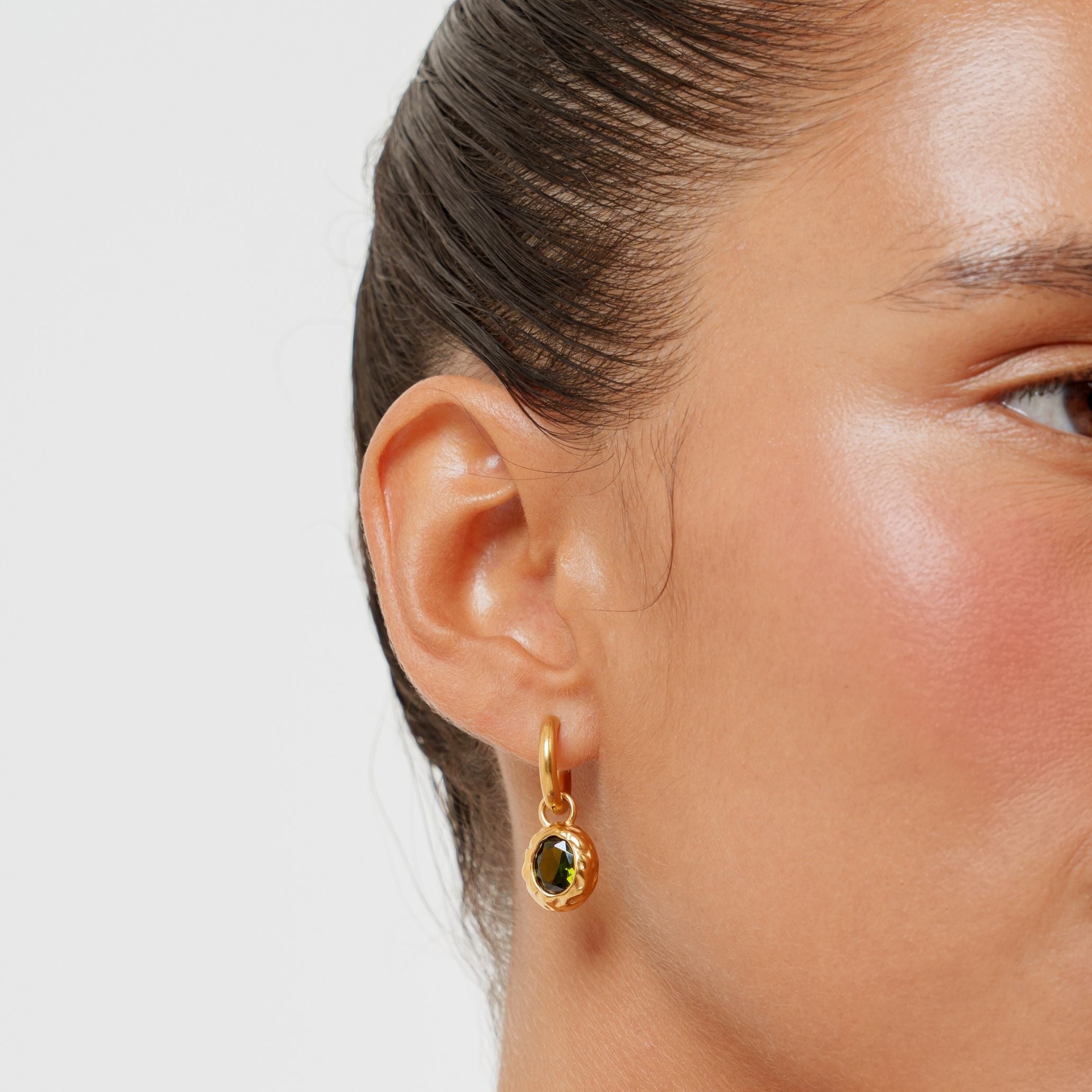 Boucles d'oreilles en olive