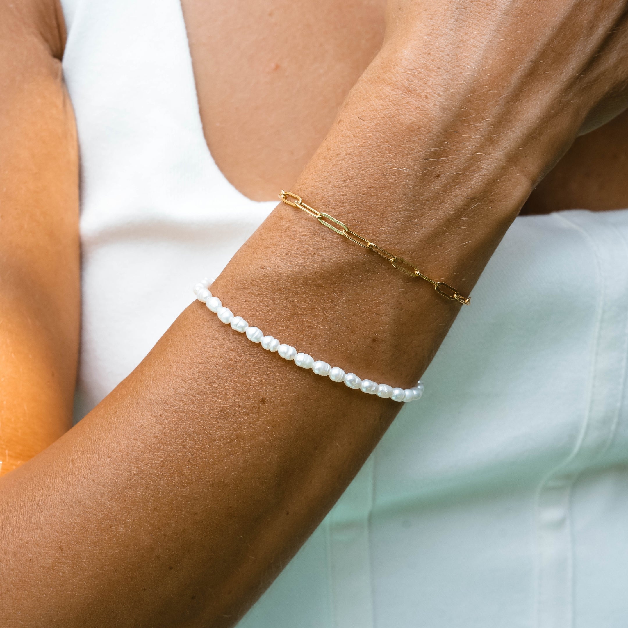 Bracelet en perles d'eau douce