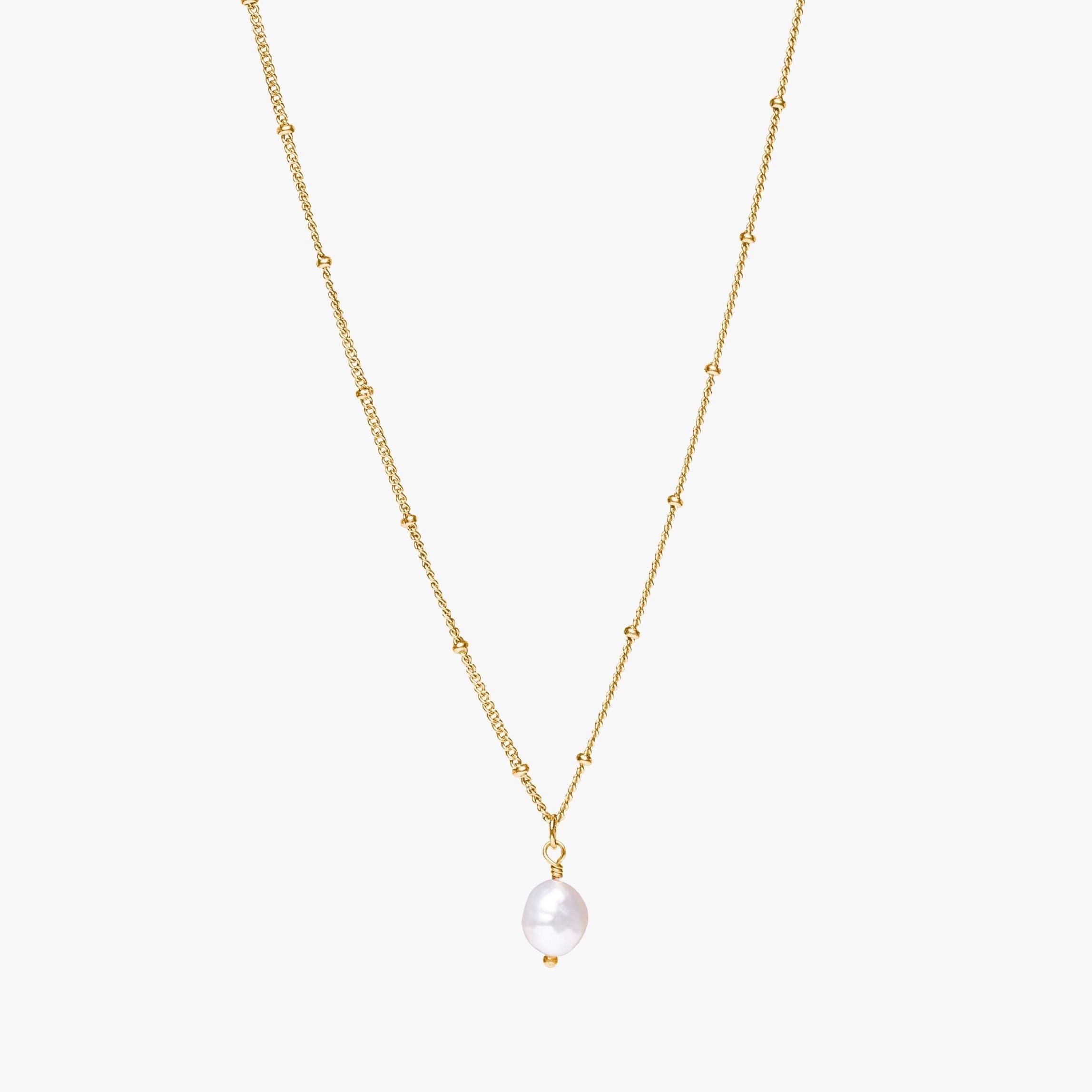 Pendentif en perles baroque