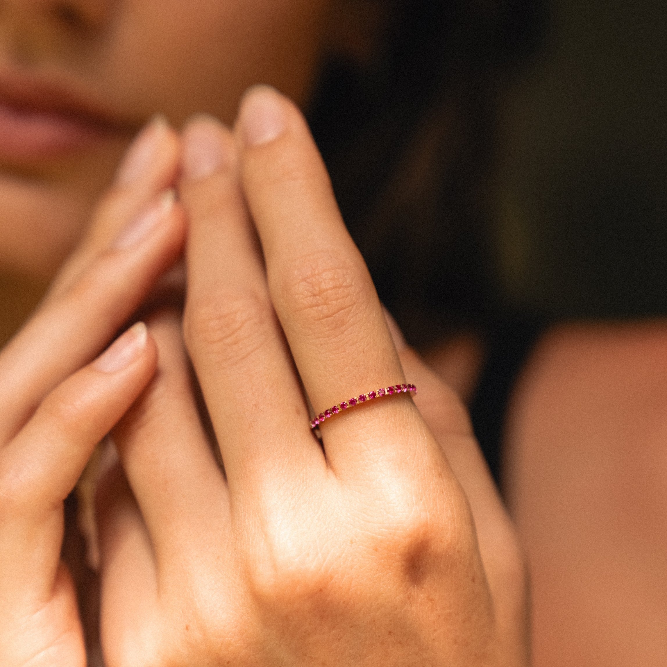 Bague « Bordeaux » Fine