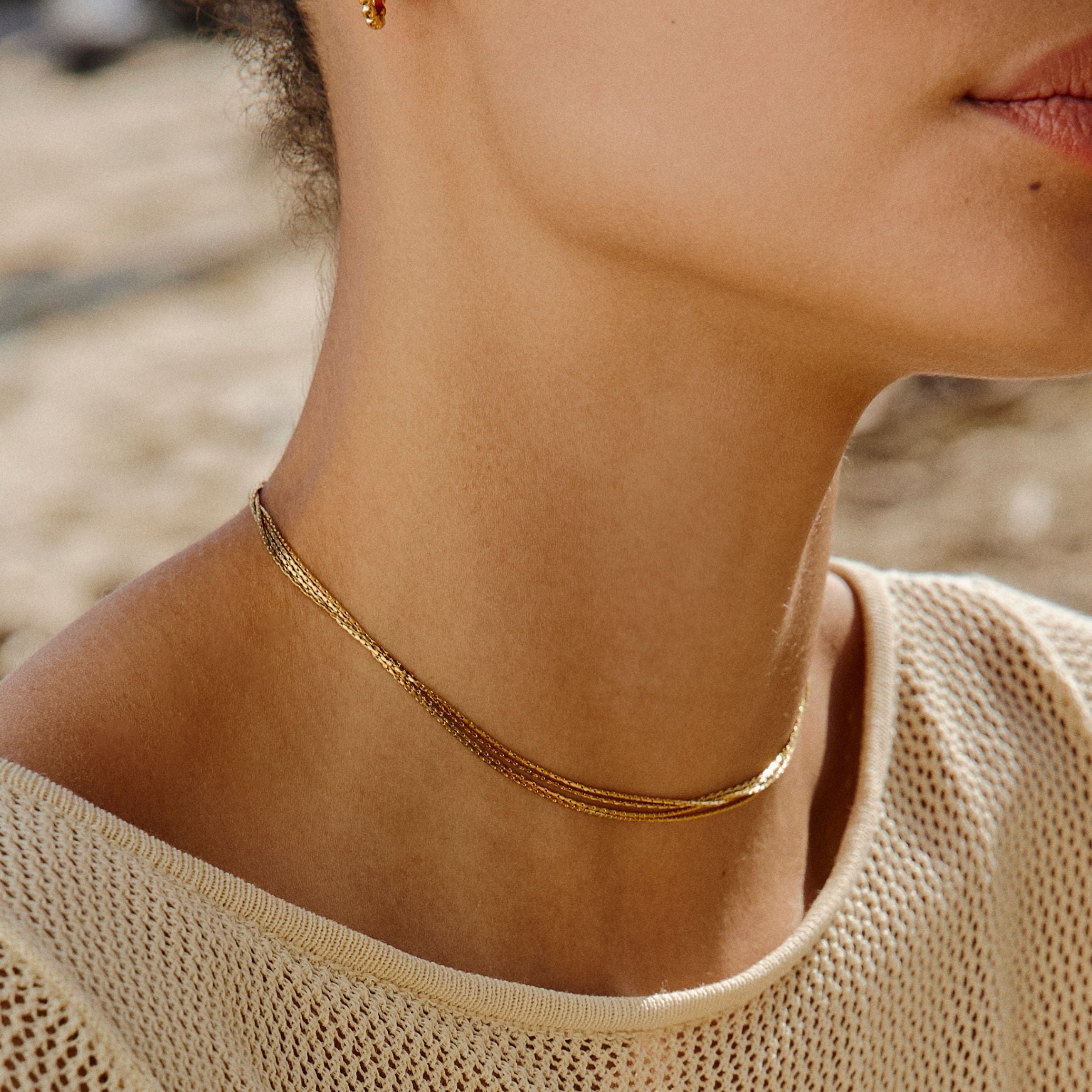 Choker superposé "Riviera"