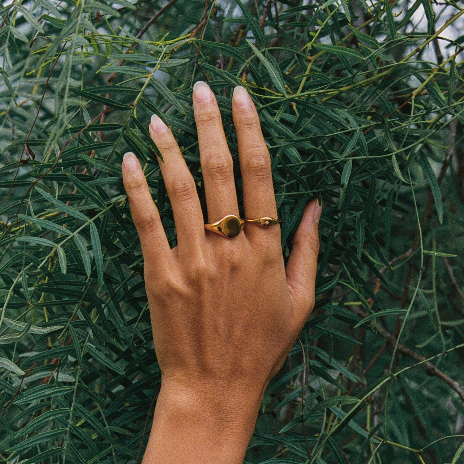 Bague de sceau ovale
