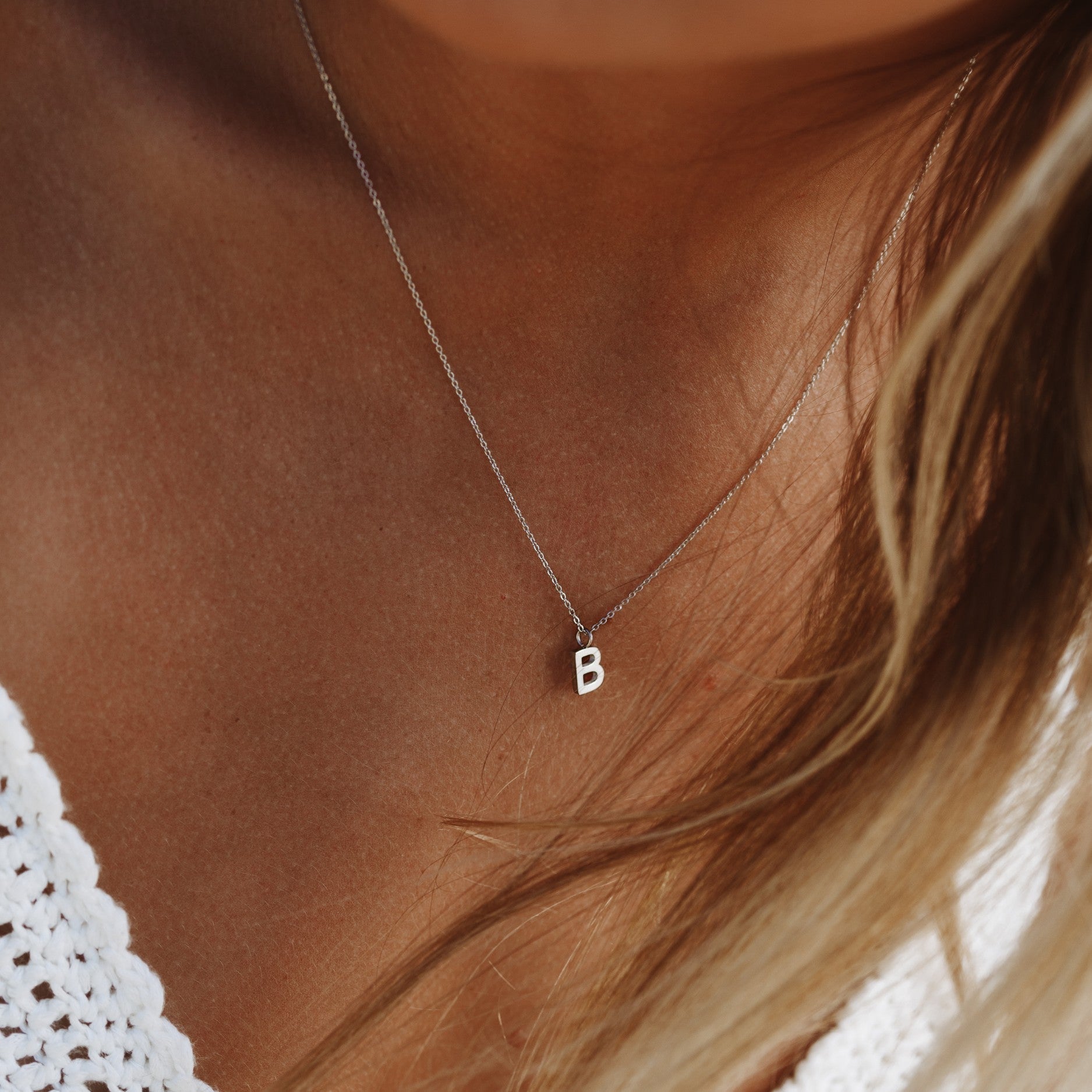 Collier avec initiales