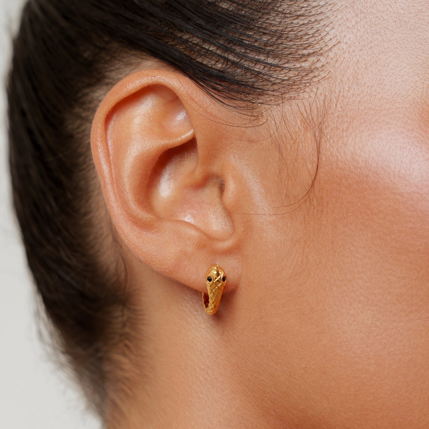 Boucles d'oreilles en forme de serpent