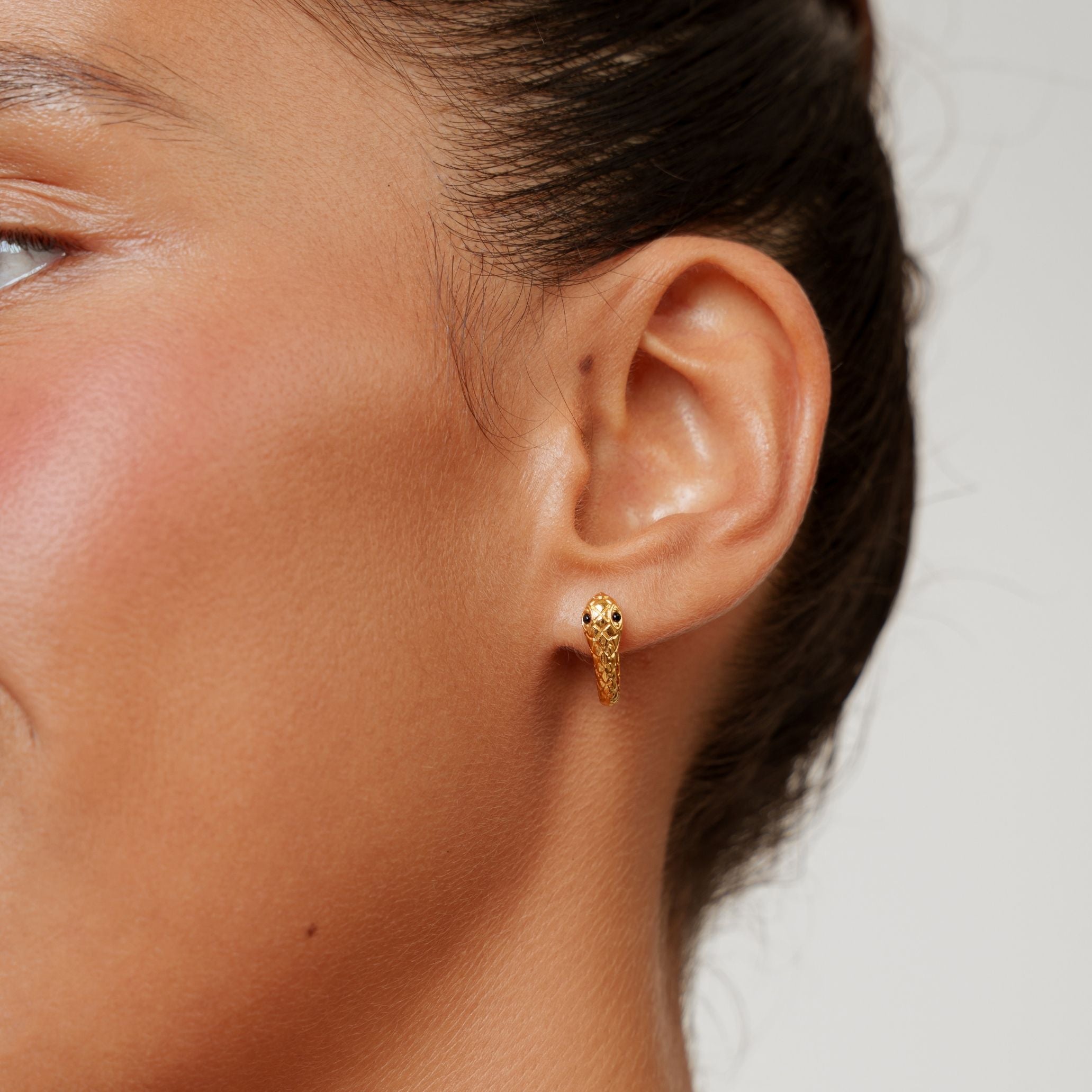 Boucles d'oreilles en forme de serpent