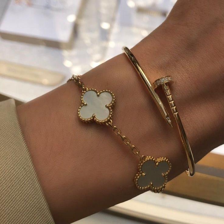 CLOVER | Montre bracelet blanche