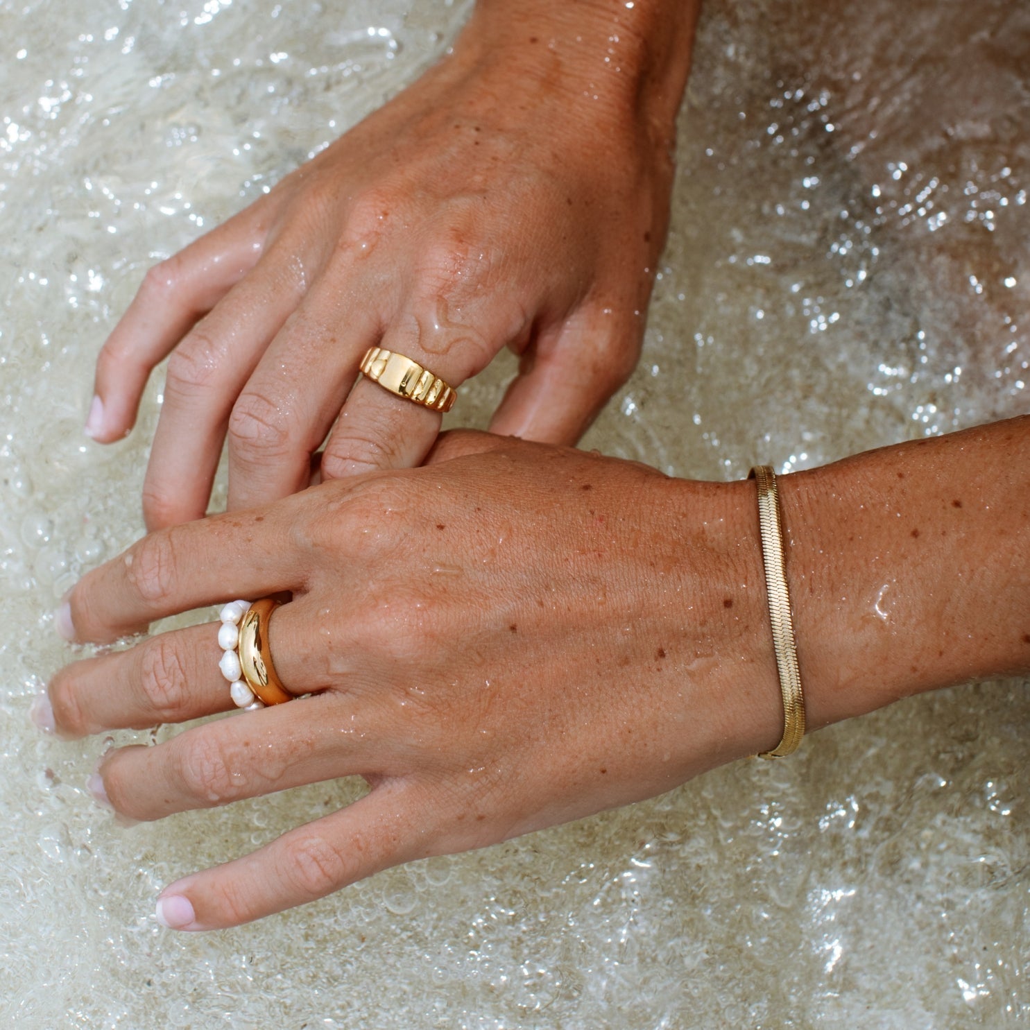 Bracelet en chevrons "Kauai"