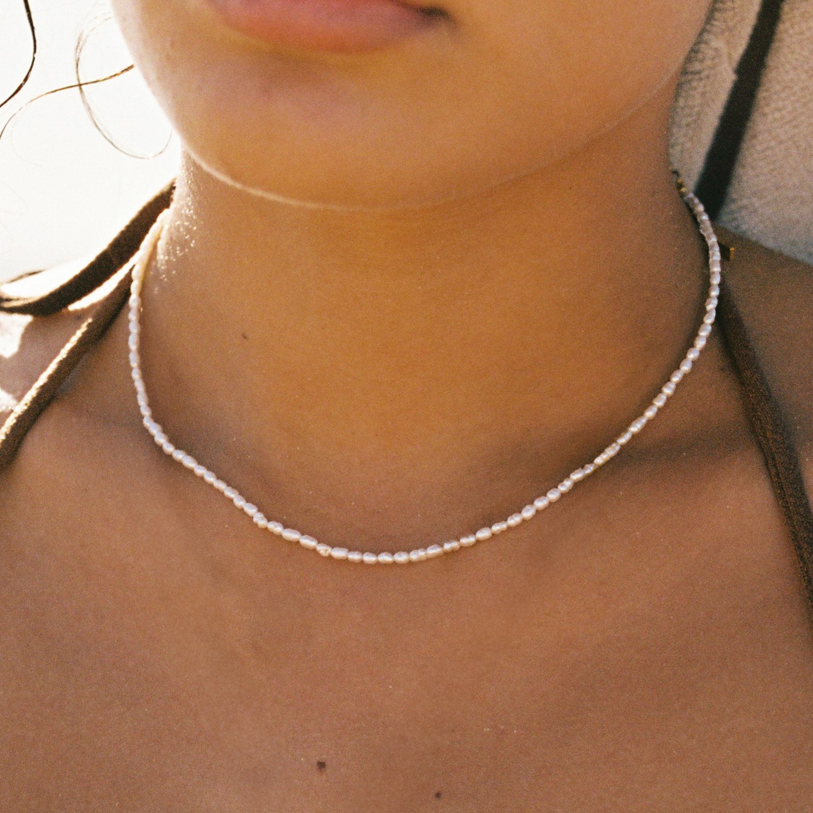 Choker en petites perles