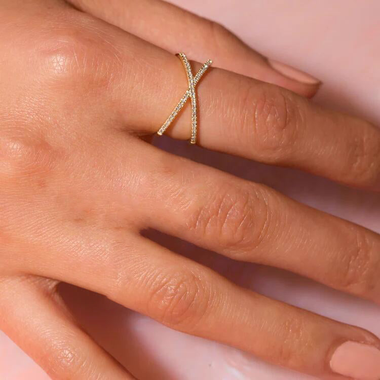 Bague Croix en Or Nia Diamant
