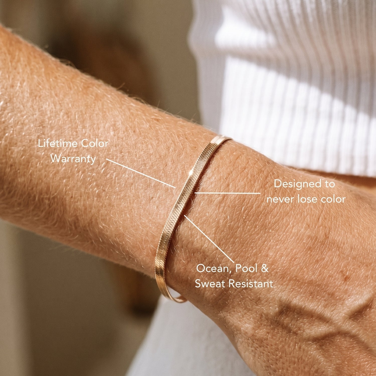 Bracelet en chevrons "Kauai"