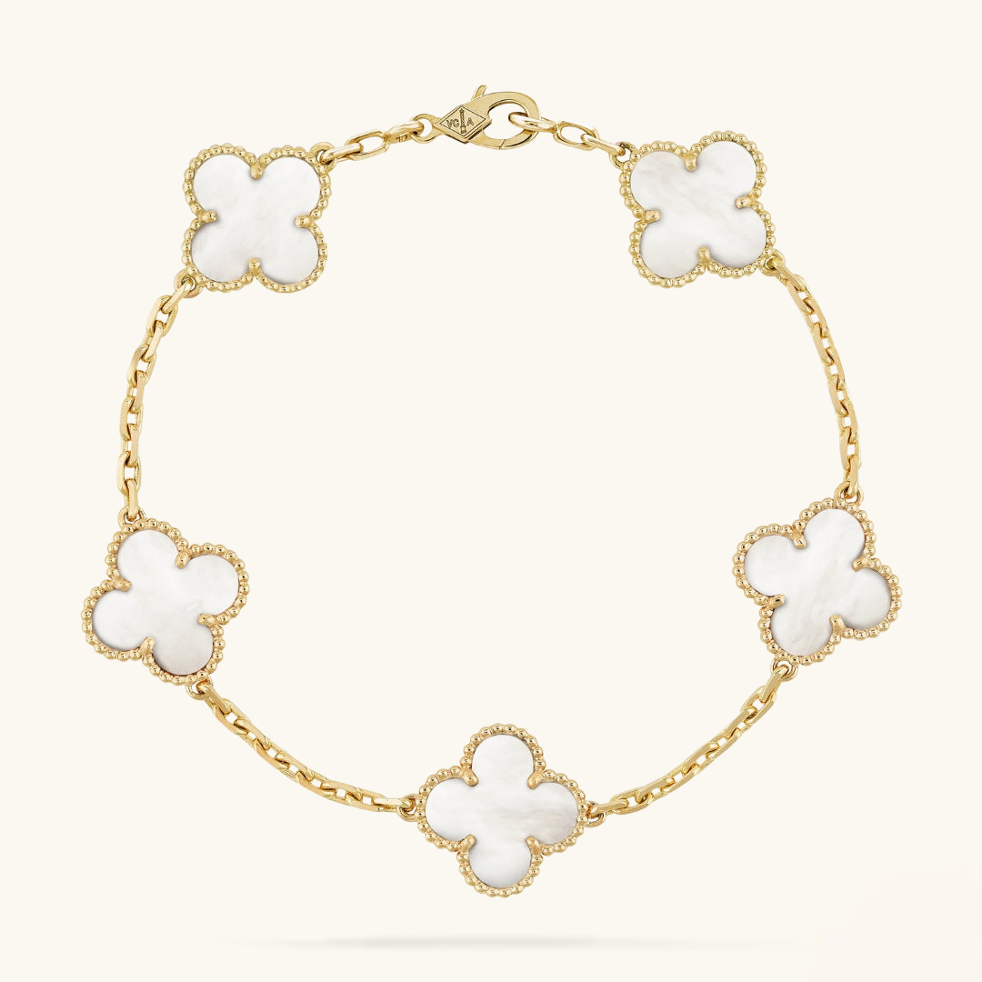 CLOVER | Montre bracelet blanche