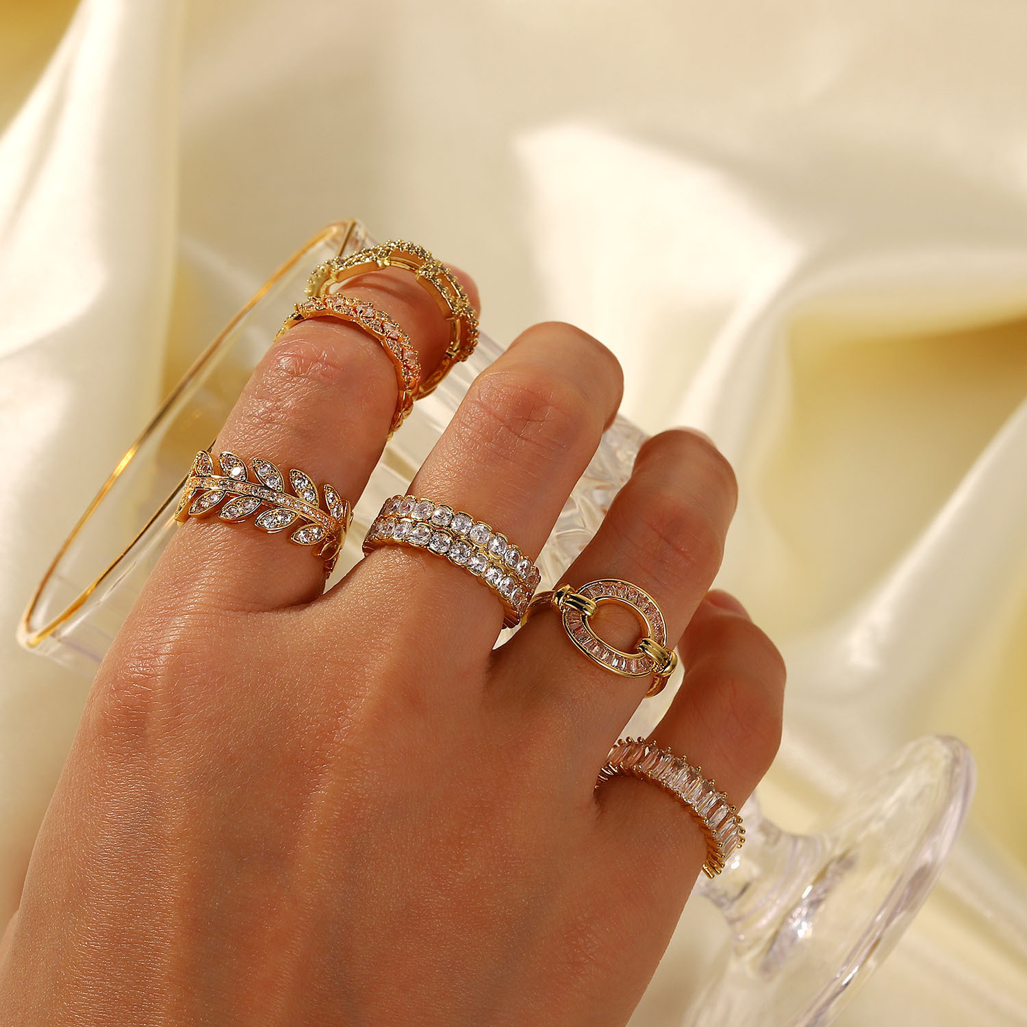 Bague en Or Cassandra Nieten