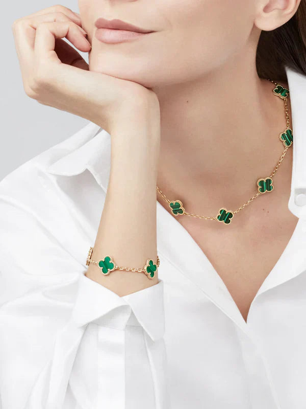CLOVER | Montre bracelet verte