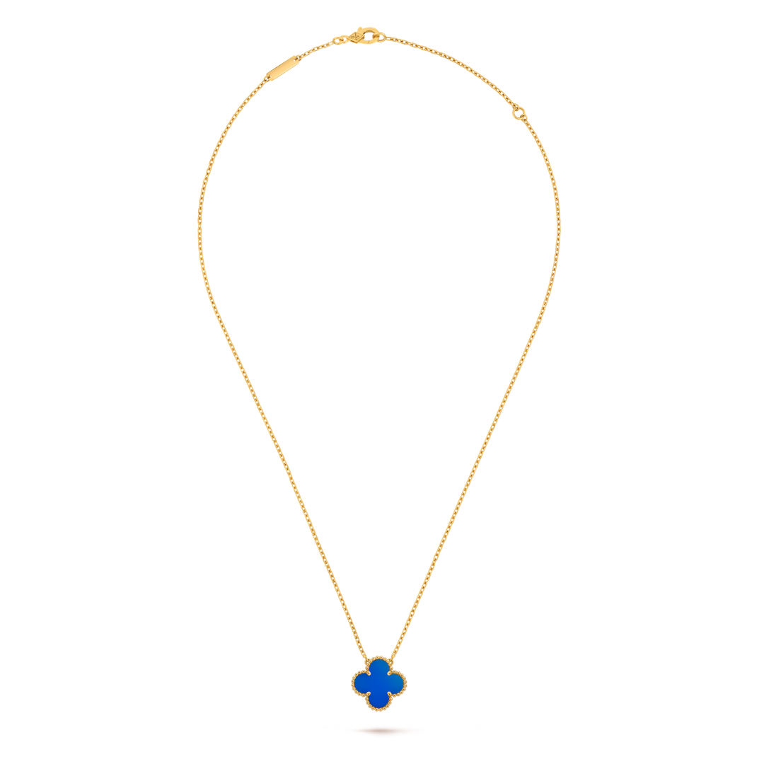 CLOVER | Collier bleu