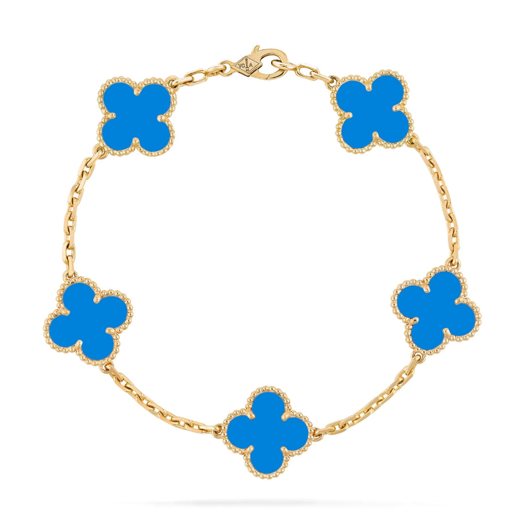 CLOVER | Montre bracelet bleue