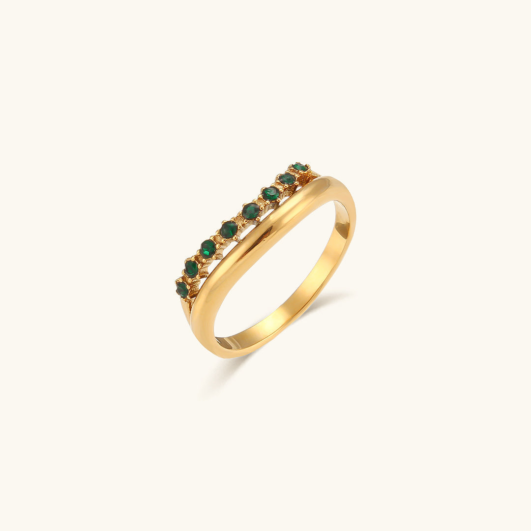 Bague en Or avec Diamant Simulant Adeline