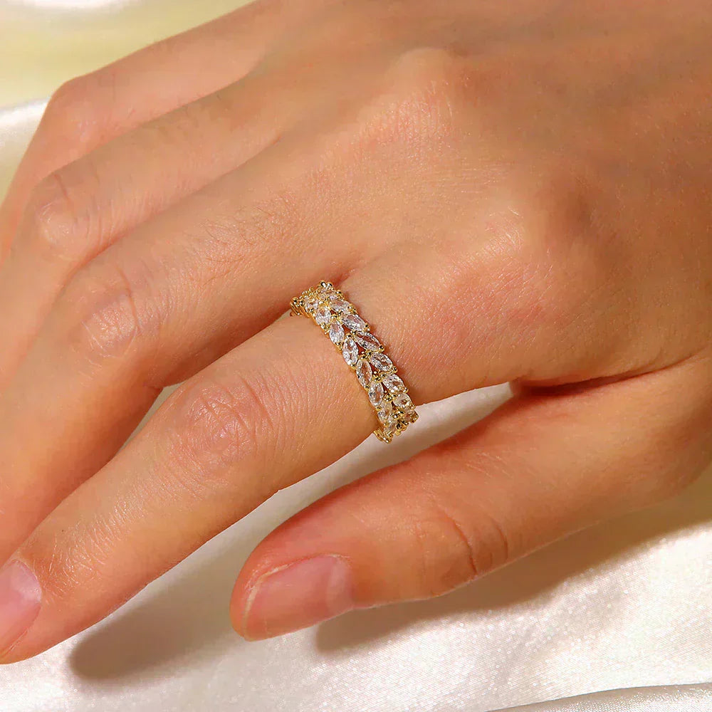 Bague en Or Gemustert Clarisse