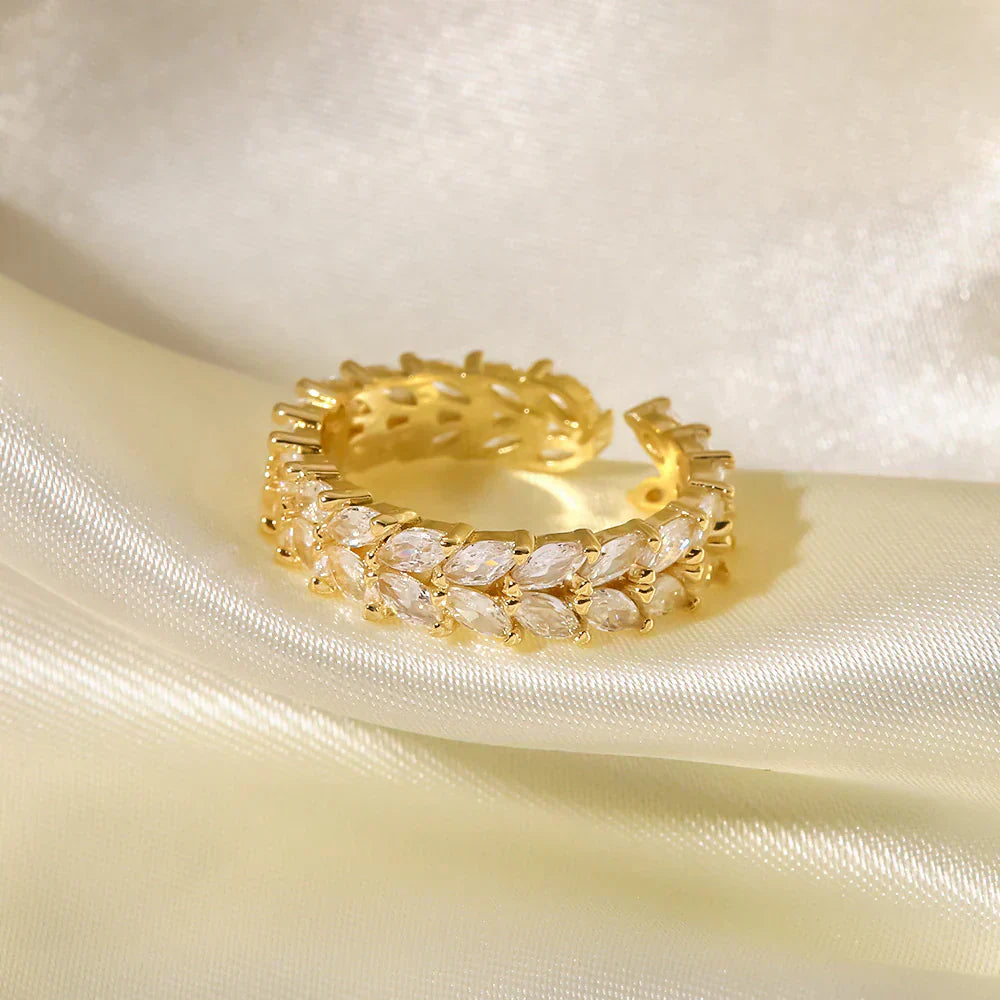 Bague en Or Gemustert Clarisse