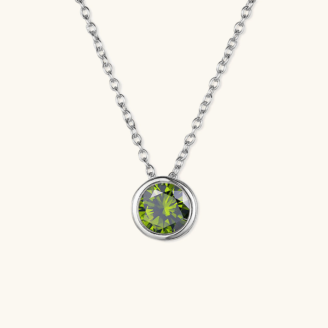 Collier de pierre de naissance Amelia