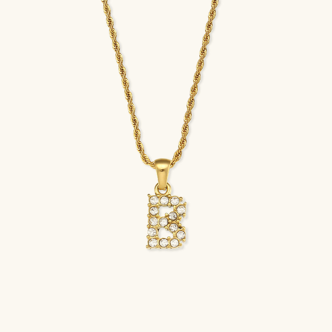 Collier en diamant avec initiales Maeve Buchstaben