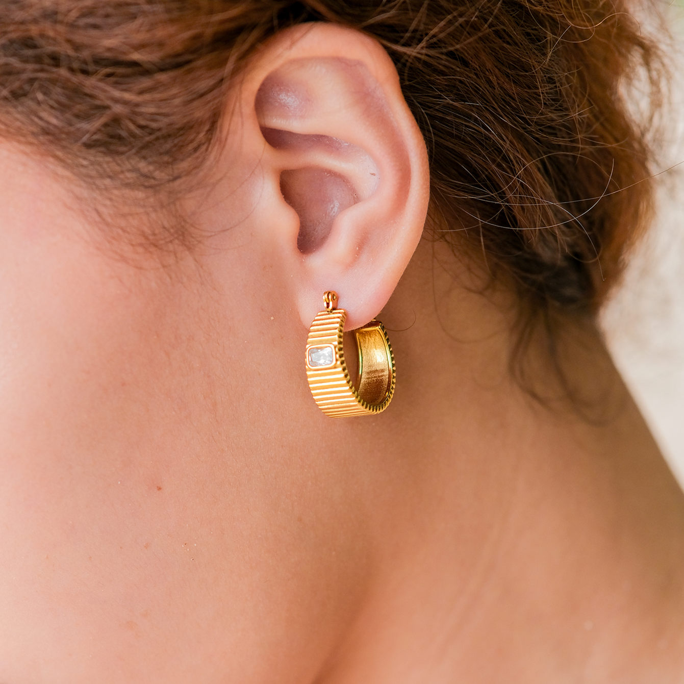 Boucles d'oreilles en or Carole