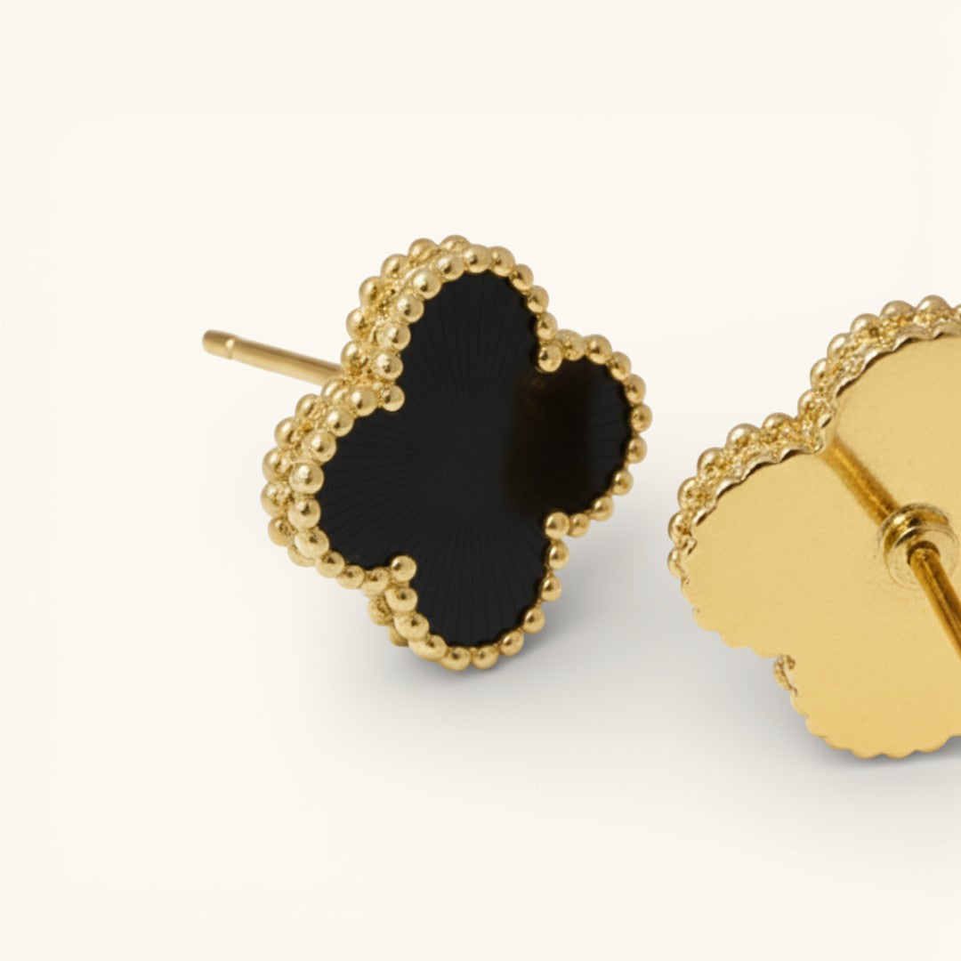 Boucles d'oreilles Klee noires
