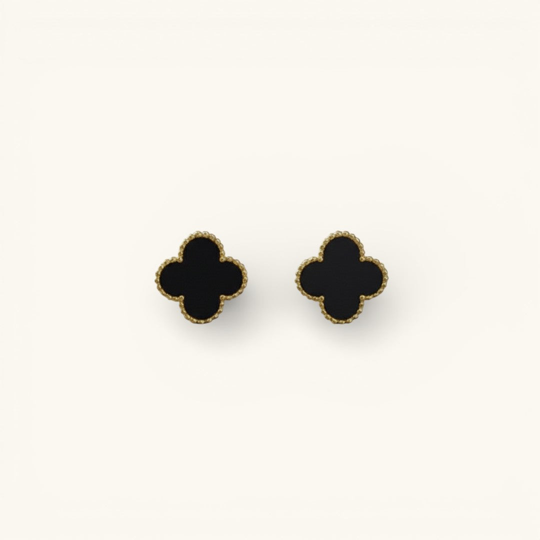 Boucles d'oreilles Klee noires