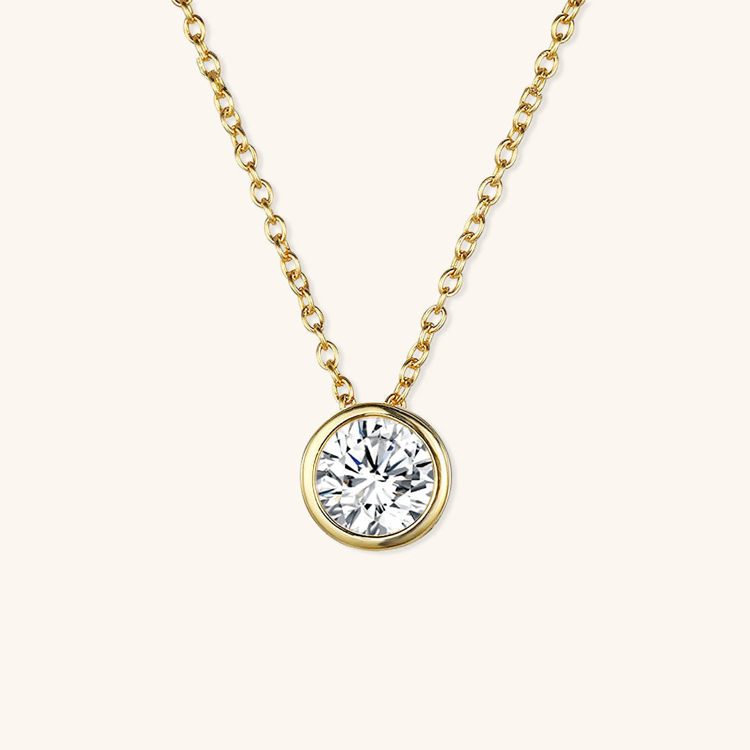 Collier de pierre de naissance Amelia