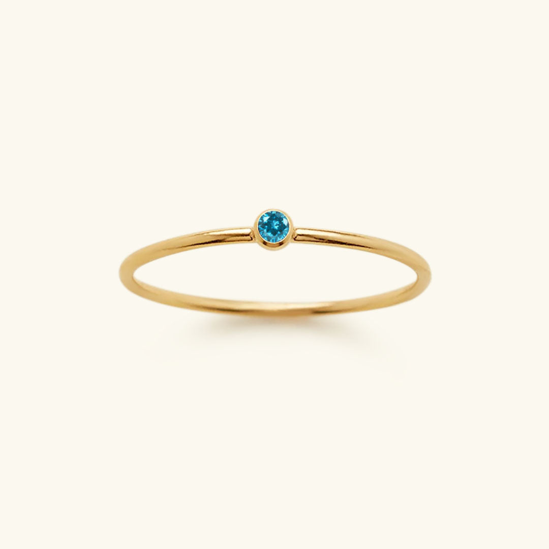 Bague Empilable en Pierre de Naissance Amelia